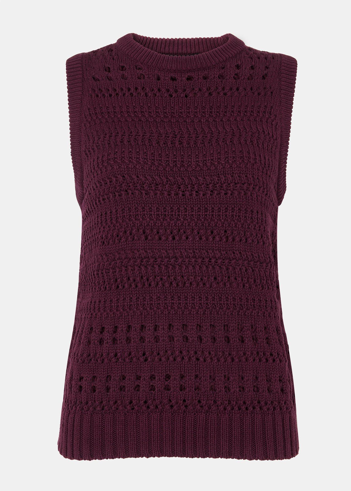 Chunky Cotton Pointelle Tank