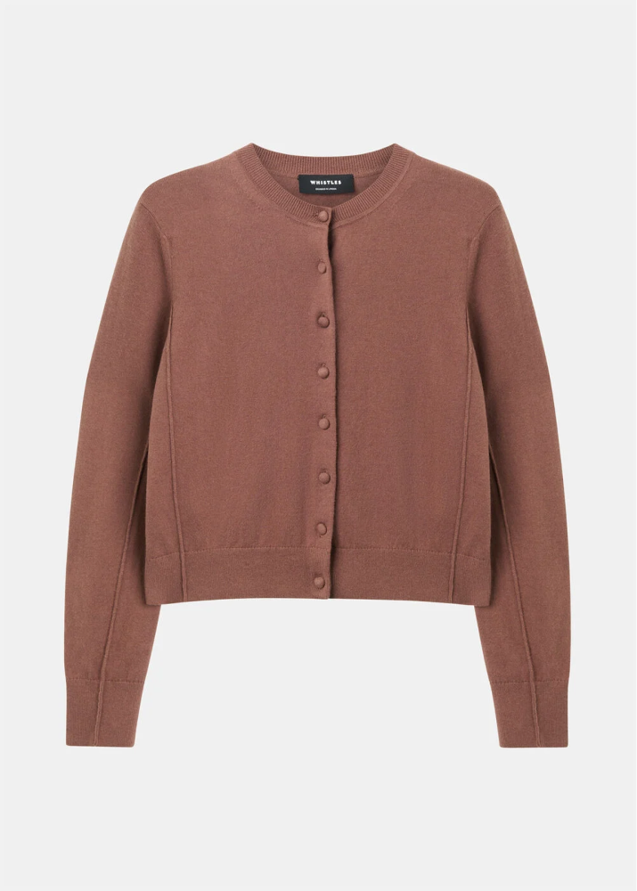 Flatshop of the gauge crew neck cardigan