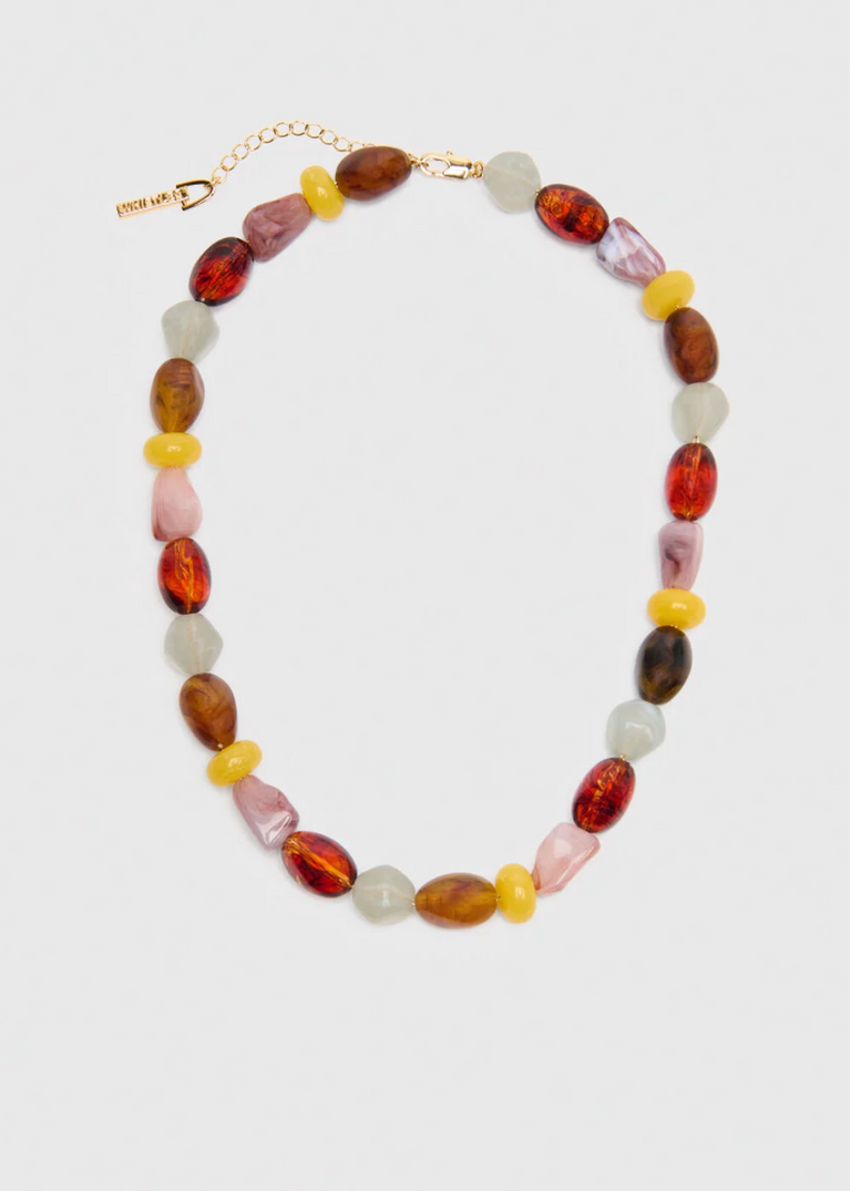 Multicolour Chunky Mixed Bead Necklace 
