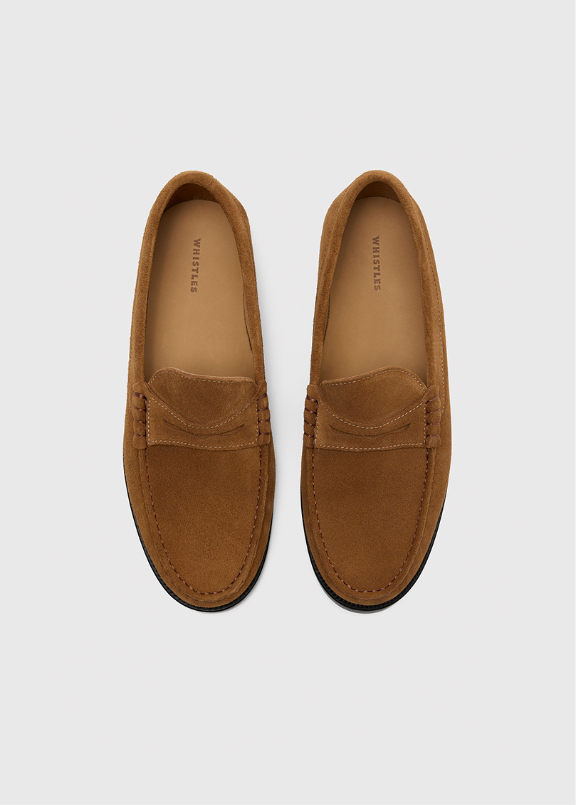 Flatshot of the manny loafers