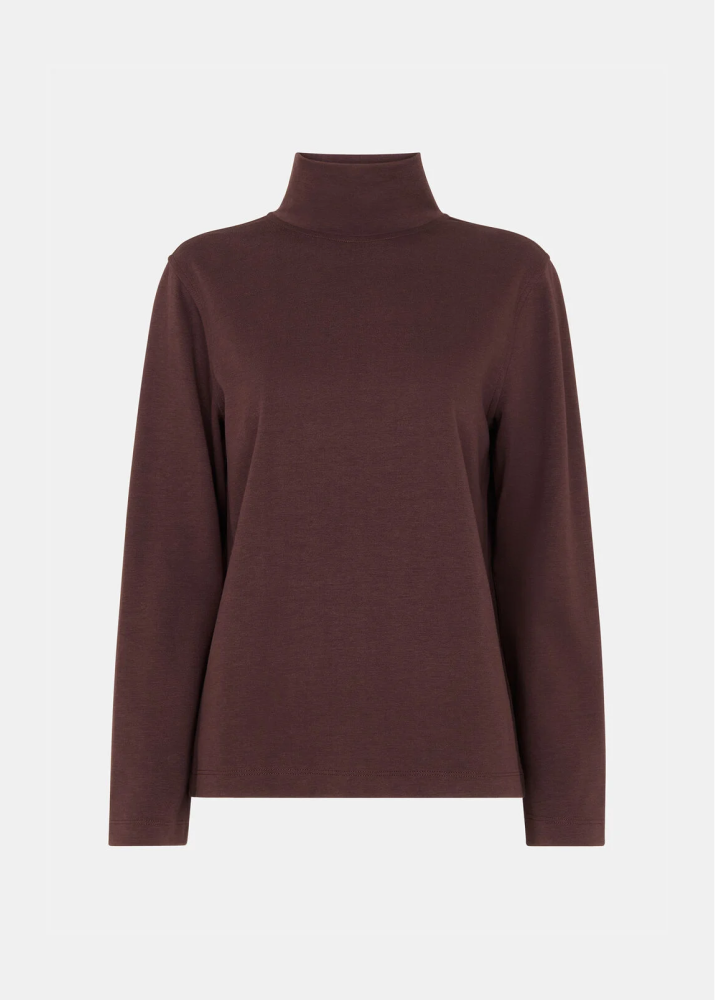 flatshot of Long Sleeve Funnel Neck Jersey