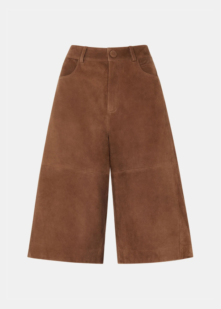 Flashot of the suede longline short