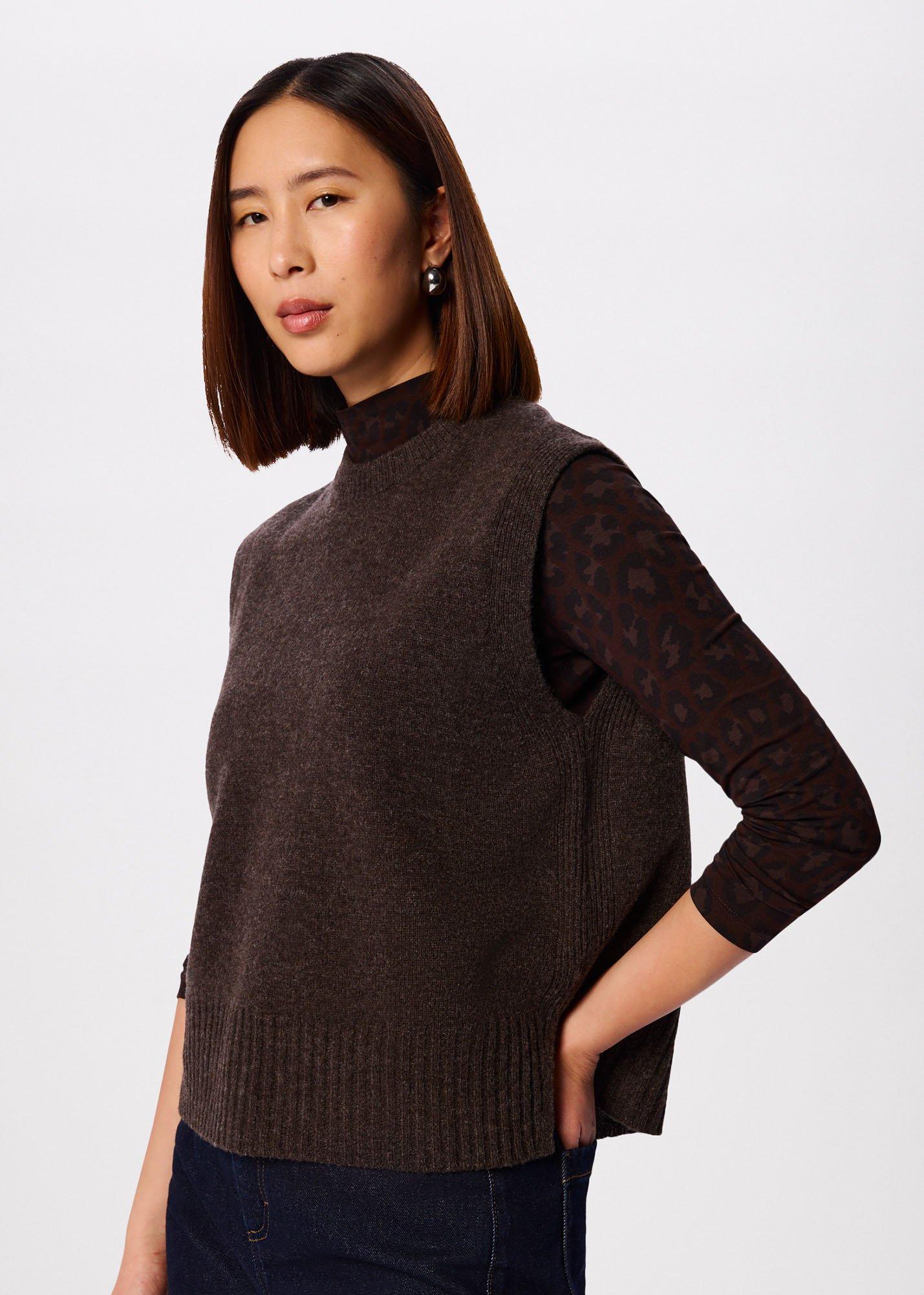 Animal Roll Neck Top