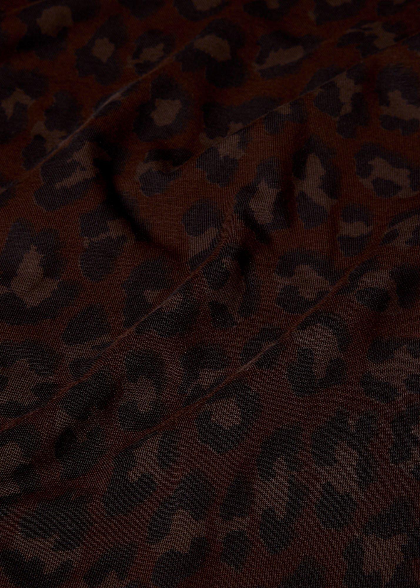 Animal Roll Neck Top