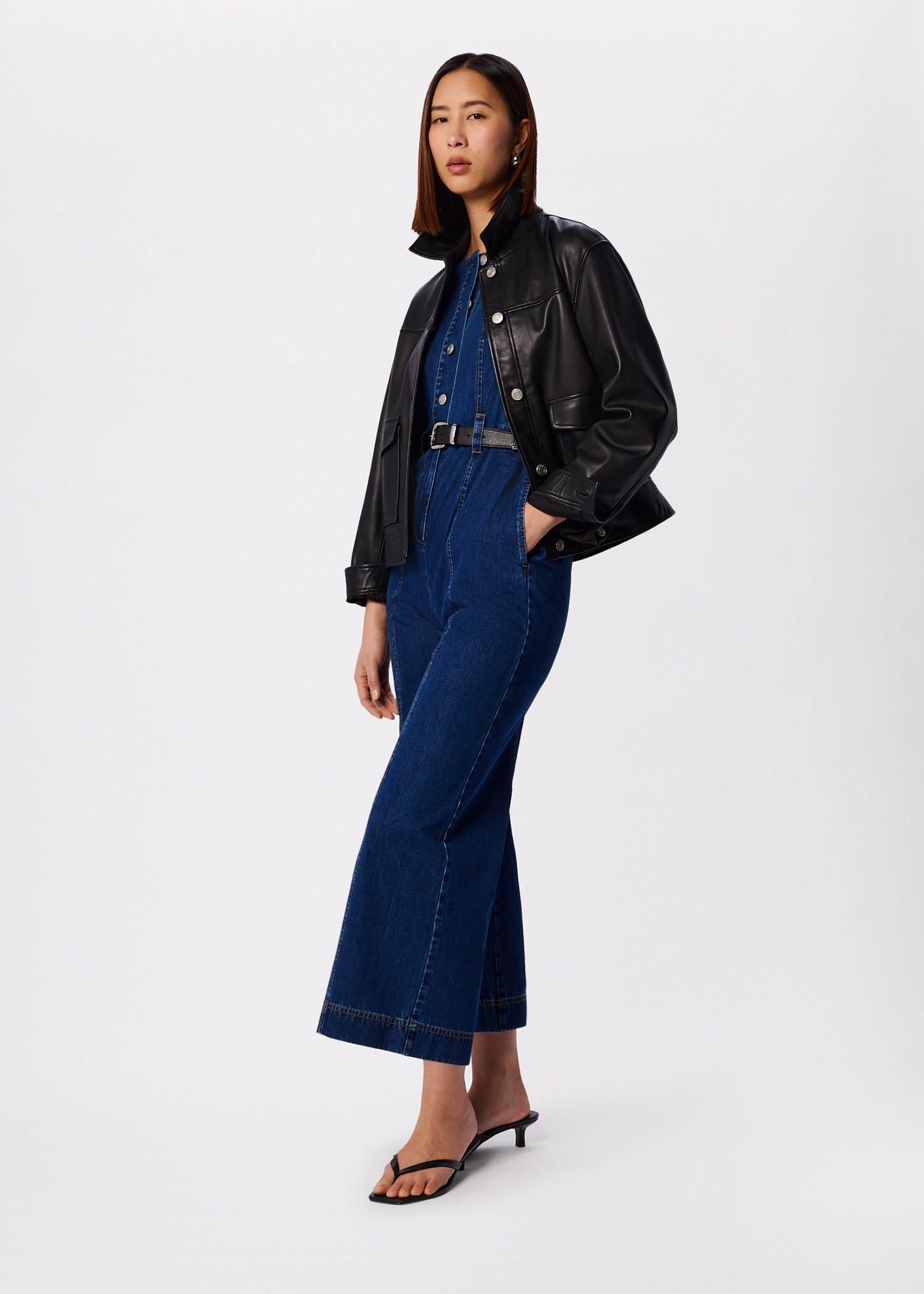 Button Down Jumpsuit