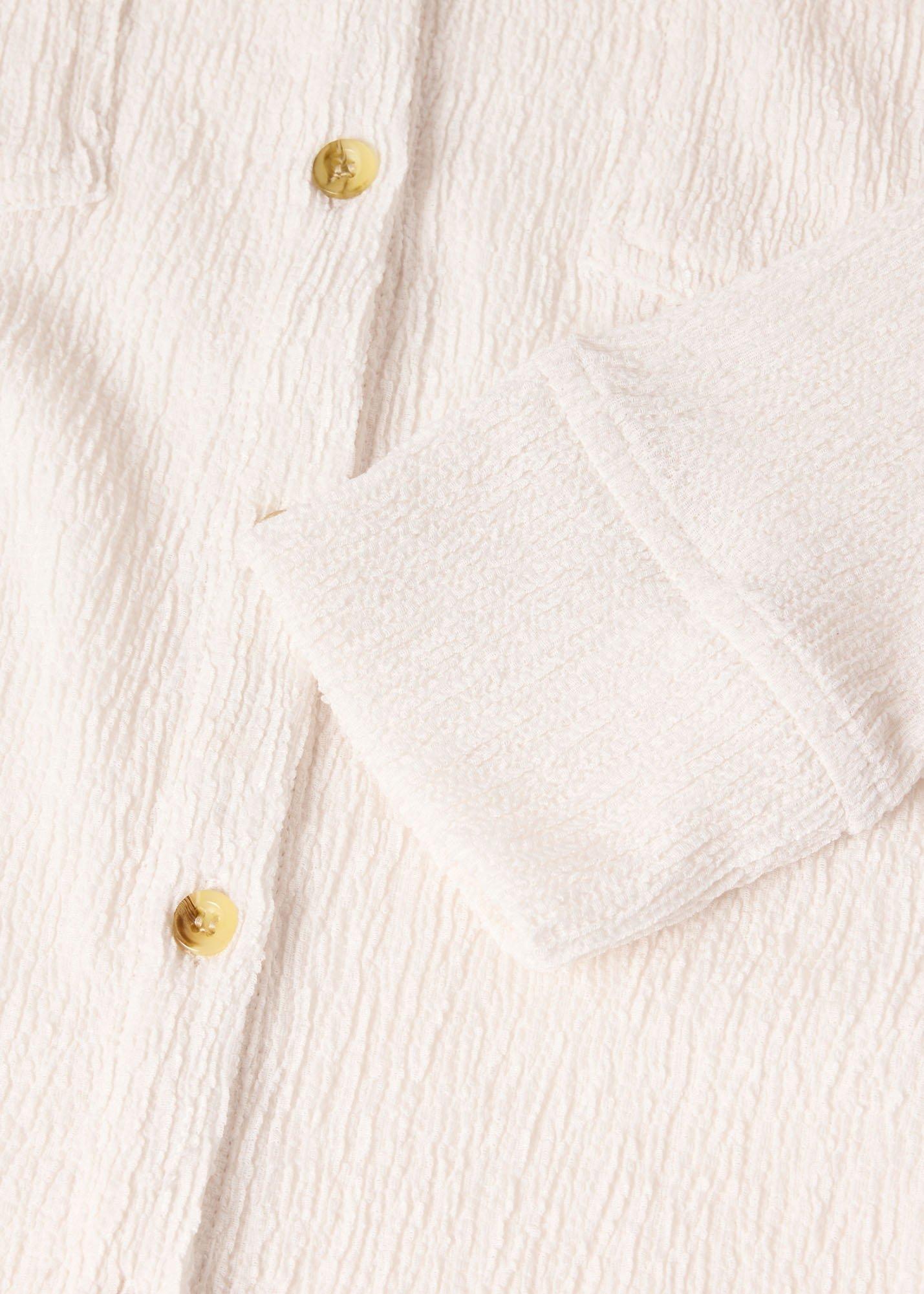 Textured Detail Jersey Shirt