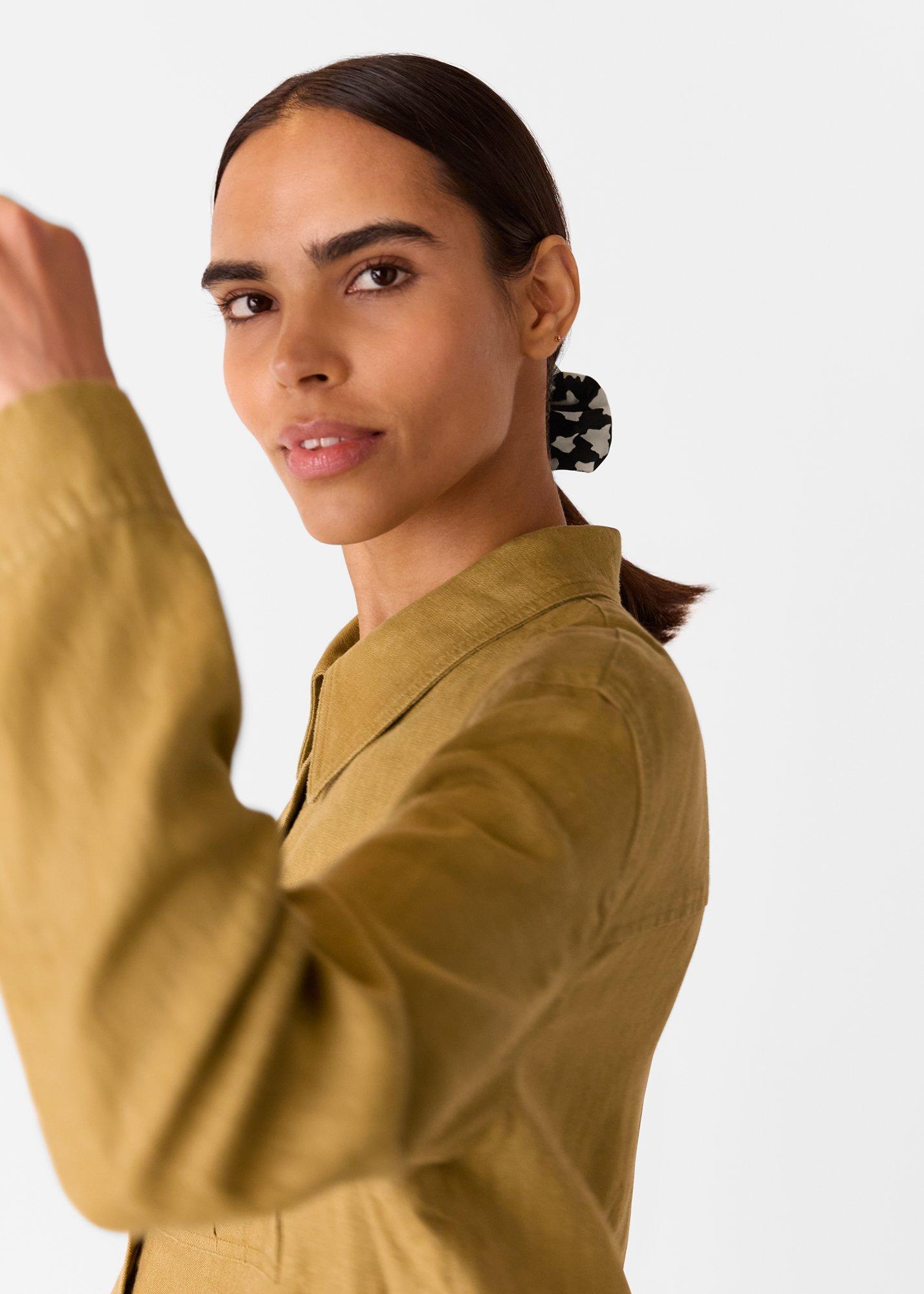 Abstract Triangle Scrunchie