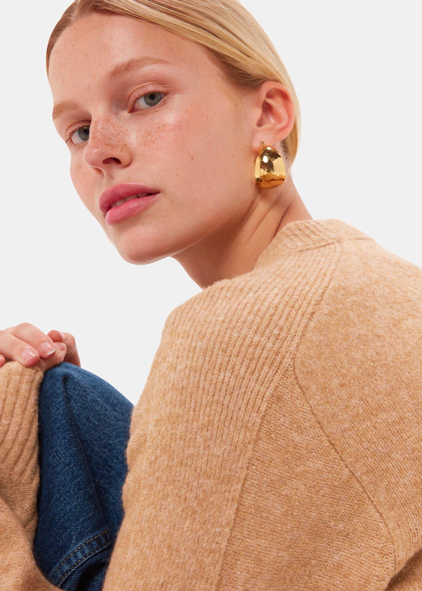 Alana Wool Mix Crew Neck