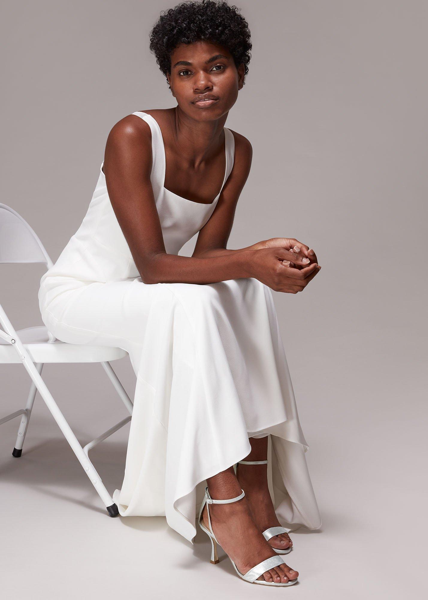 Silver Allie Wedding Sandal