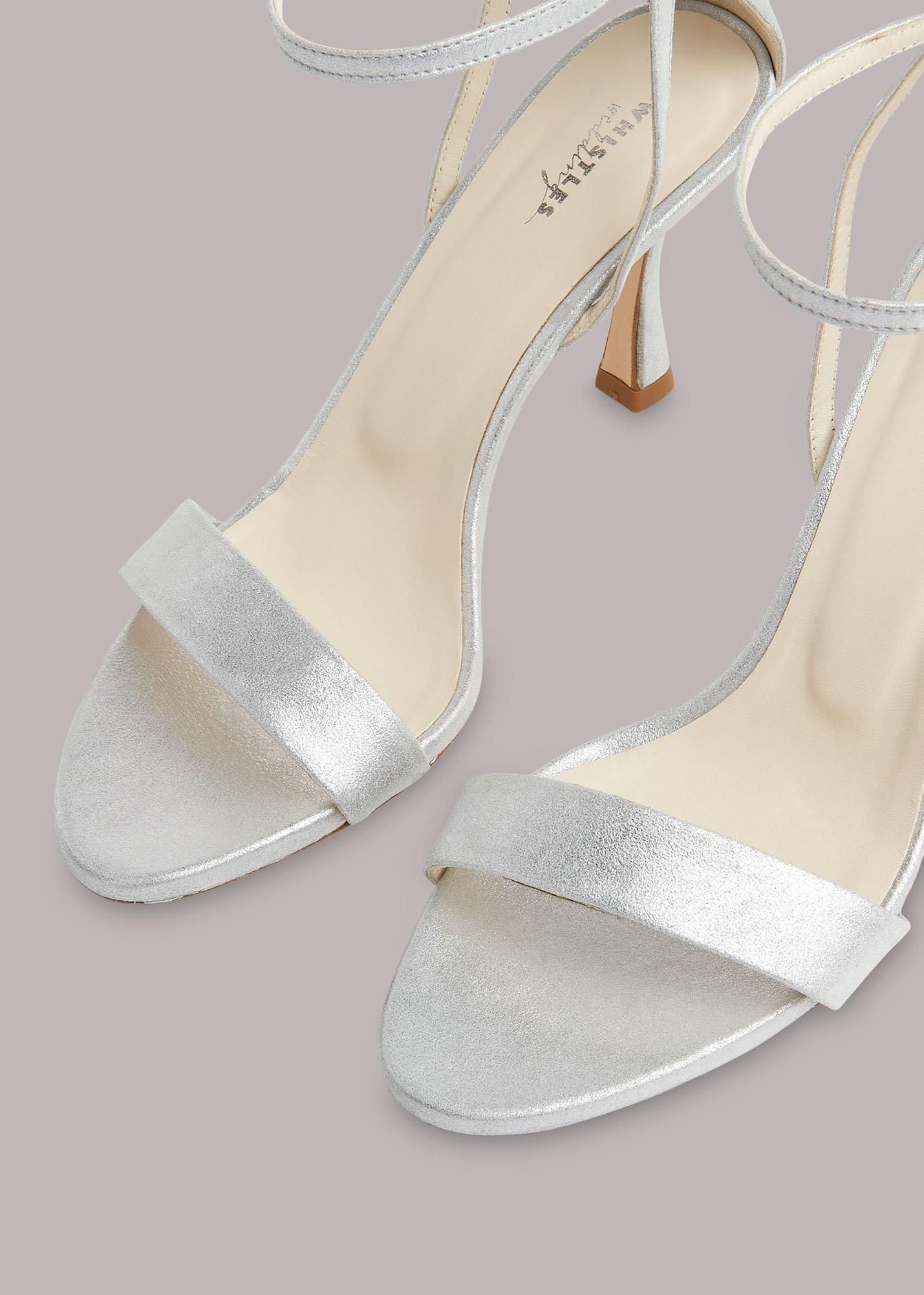 Silver Allie Wedding Sandal
