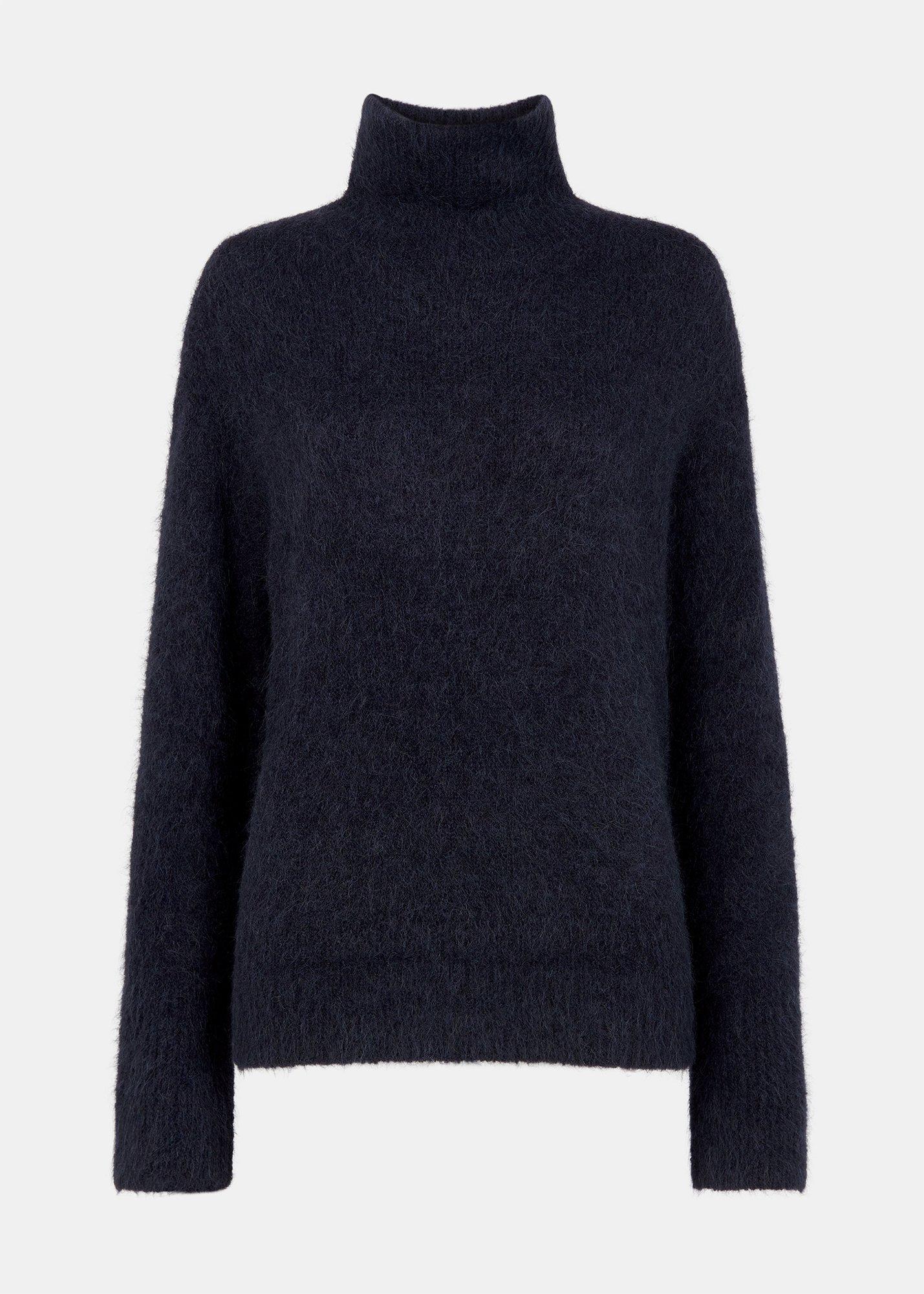 Alpaca Blend Funnel Knit