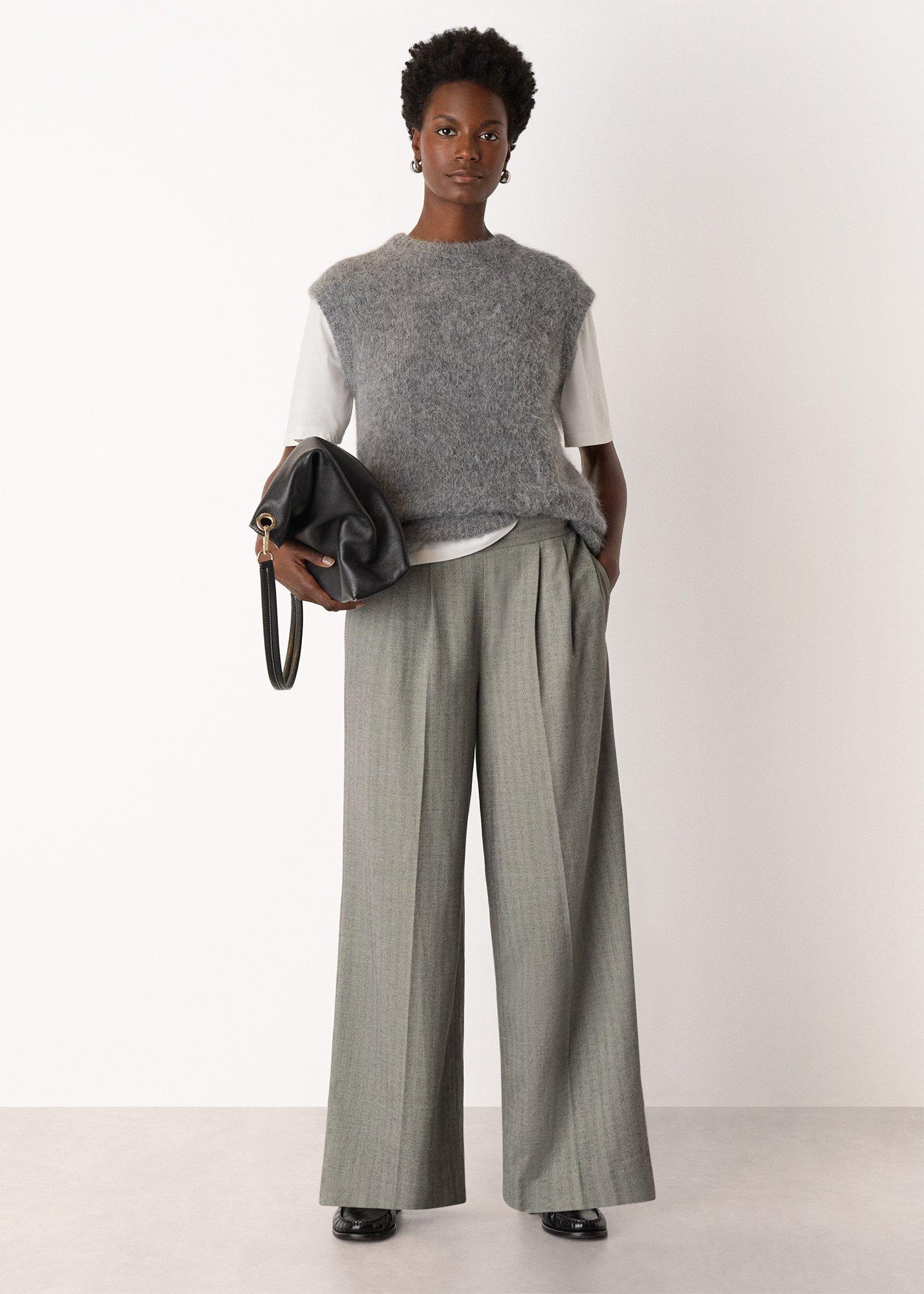 Grey Alpaca Blend Tank