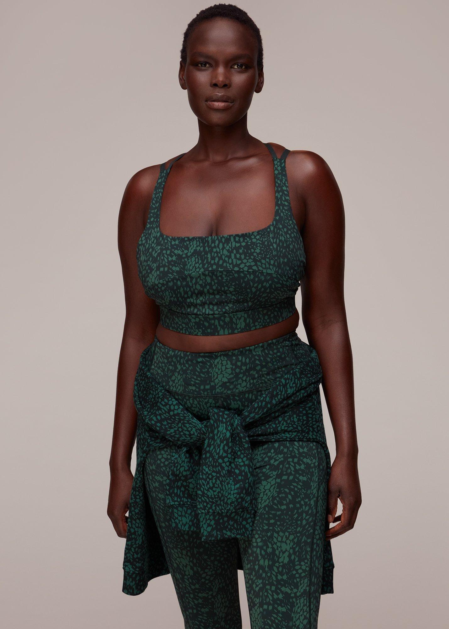 Animal Square Neck Sports Bra