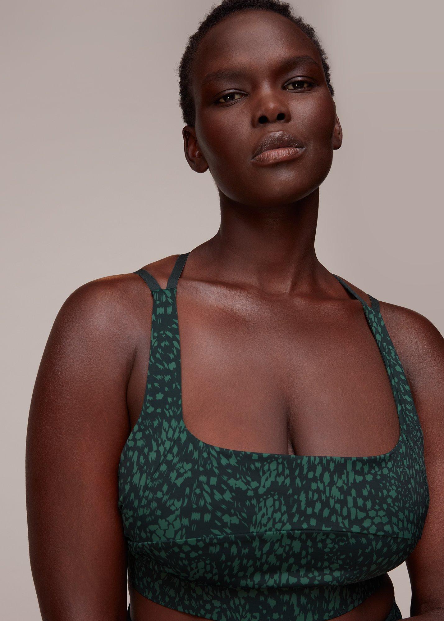 Animal Square Neck Sports Bra