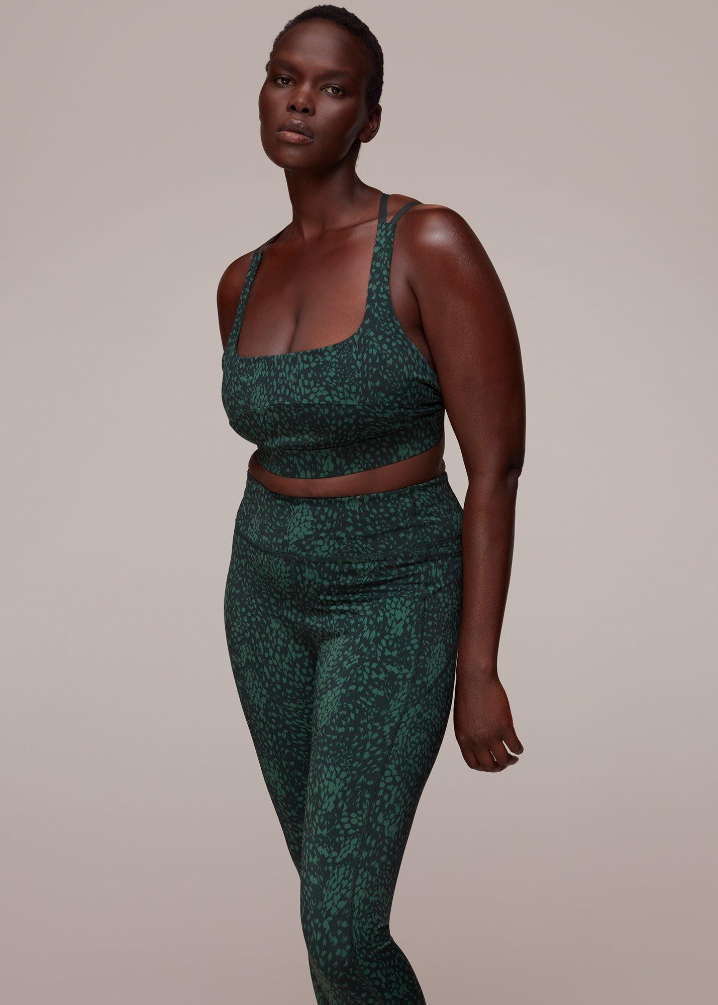 Animal Square Neck Sports Bra