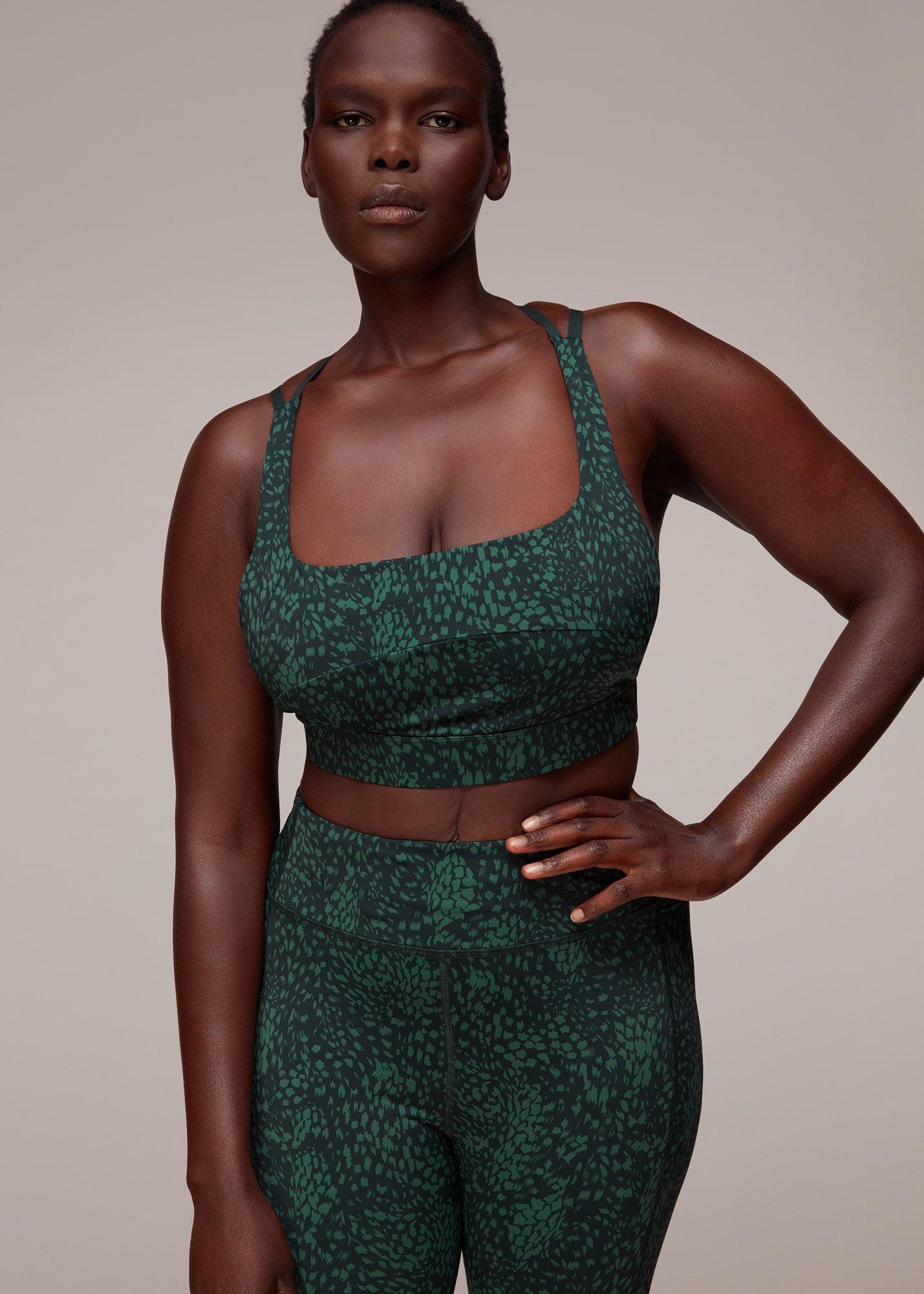 Animal Square Neck Sports Bra