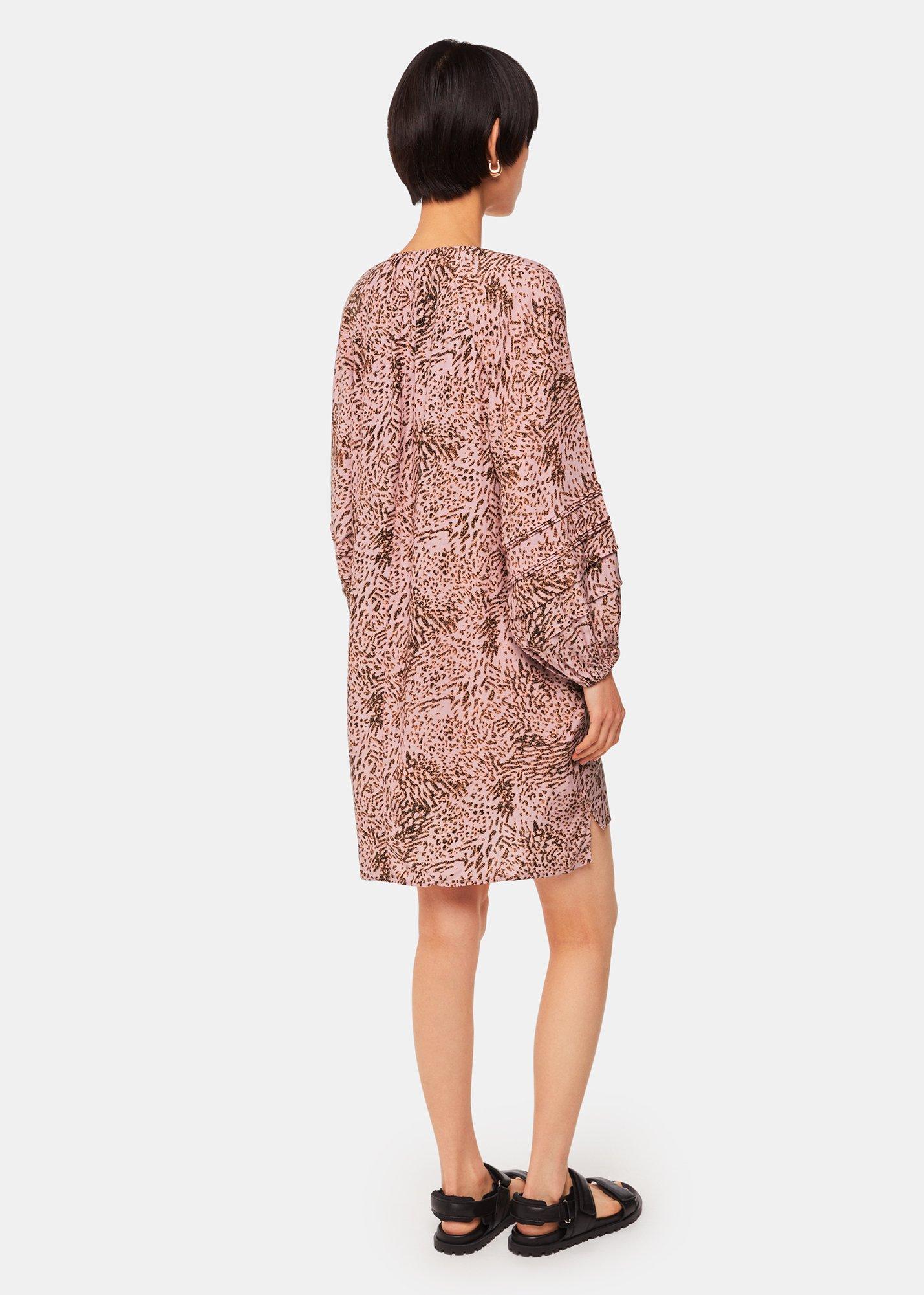 Pink Animal Swirl Cocoon Dress