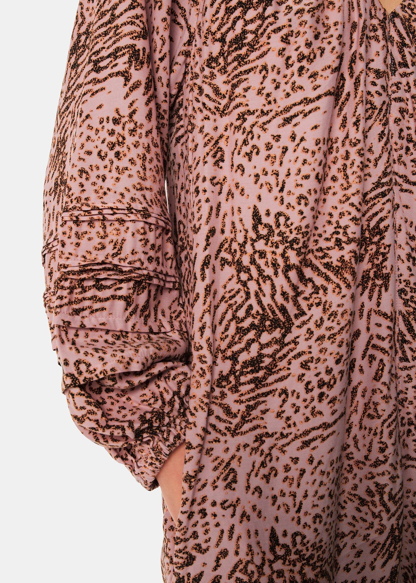 Animal Swirl Cocoon Dress