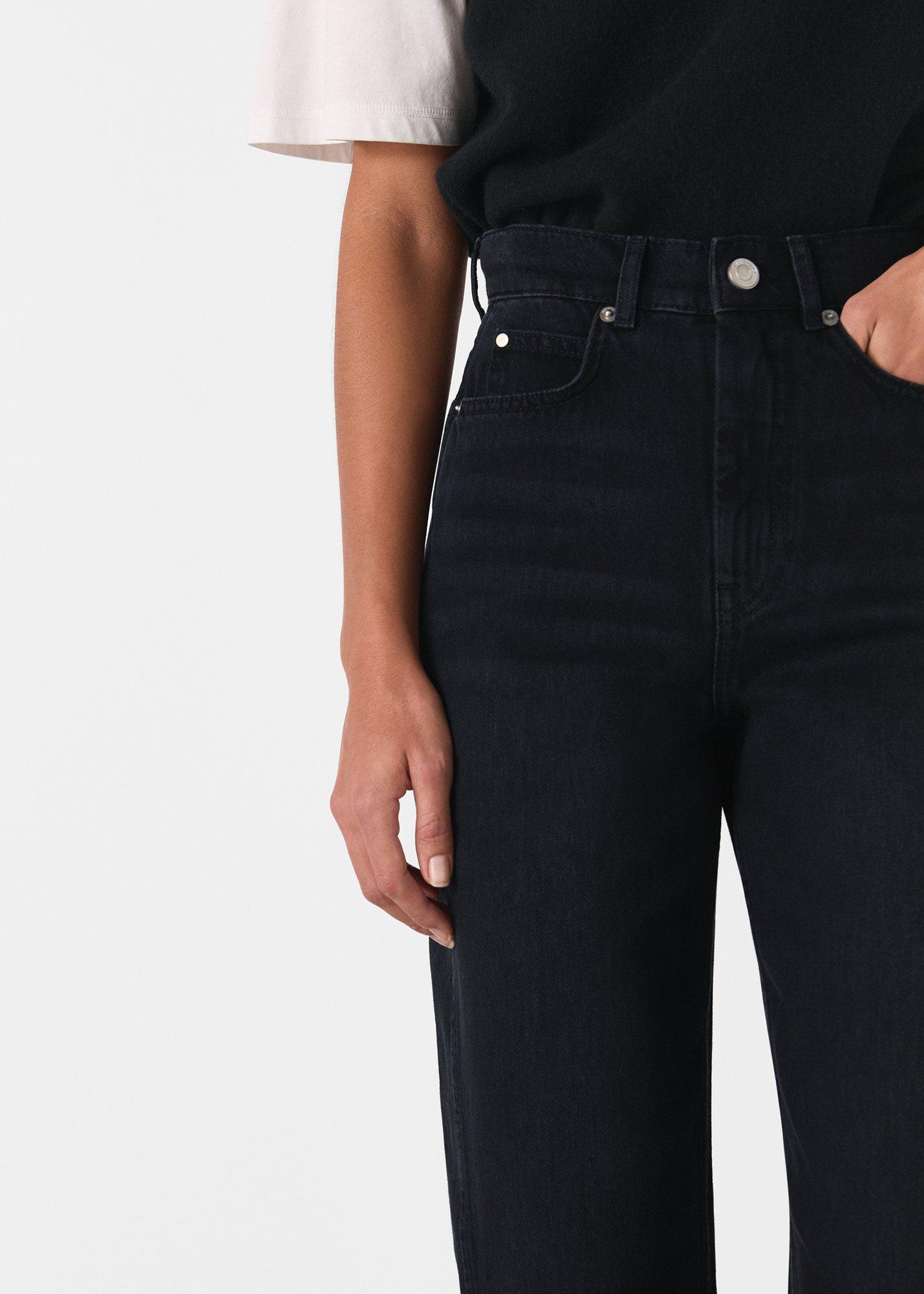 Authentic Barrel Leg Jean Black