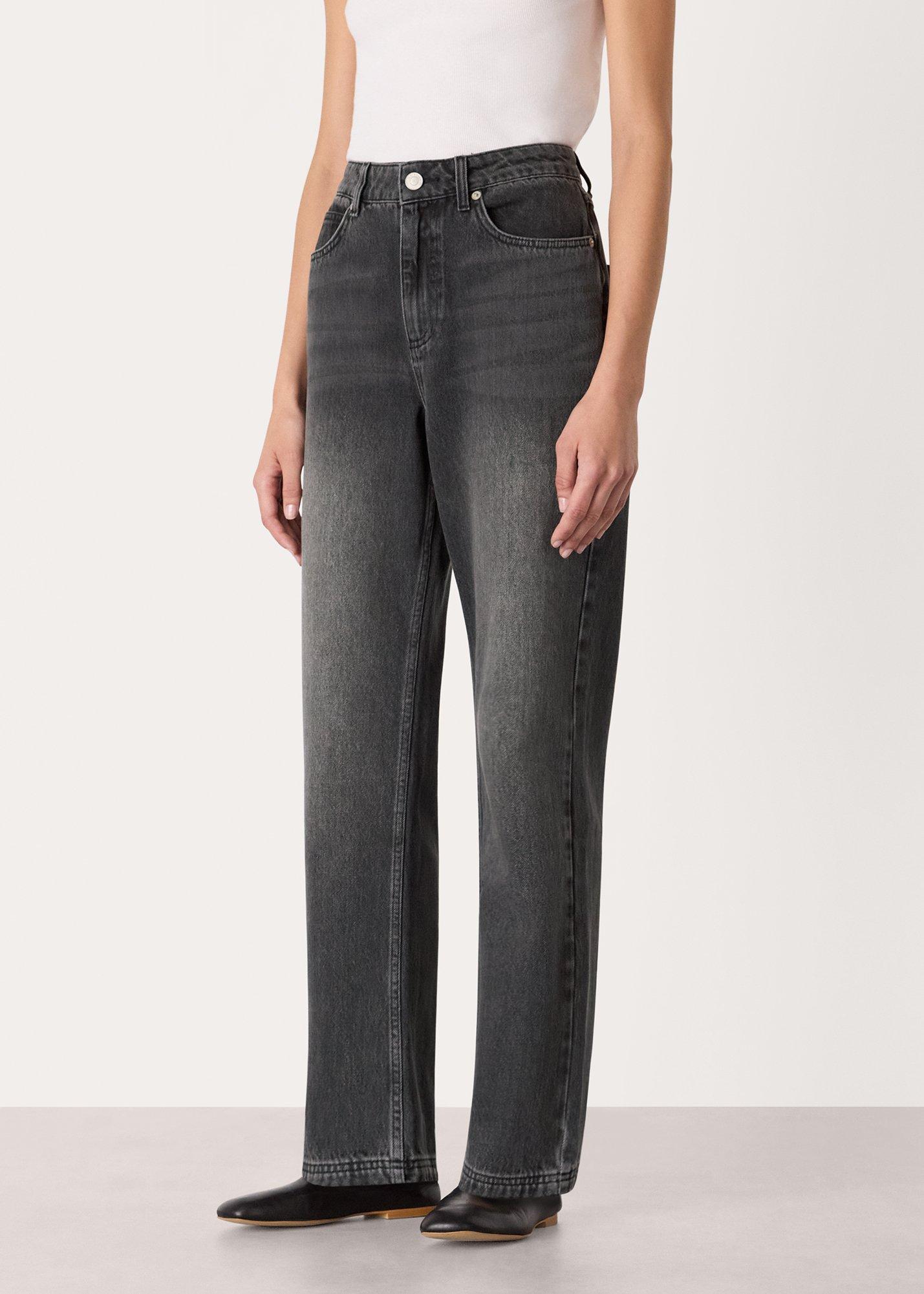 Grey Classic Straight Leg Jean