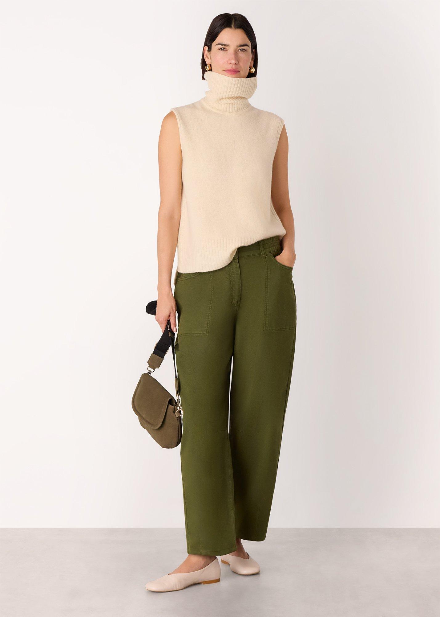 Casual Cotton Barrel Trouser