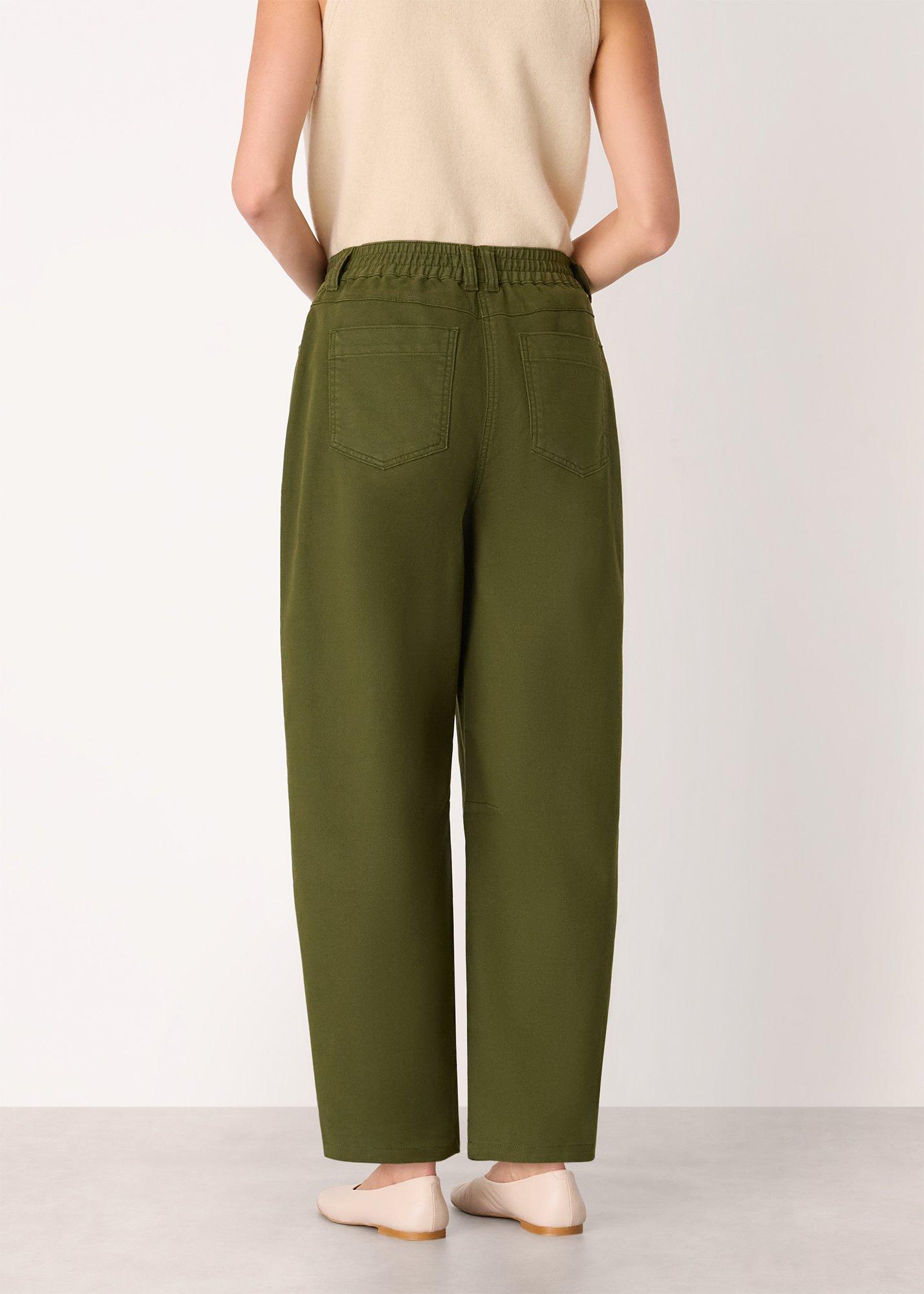 Casual Cotton Barrel Trouser