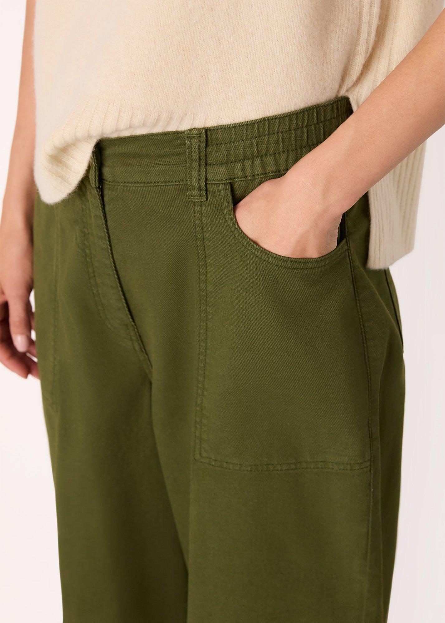 Casual Cotton Barrel Trouser
