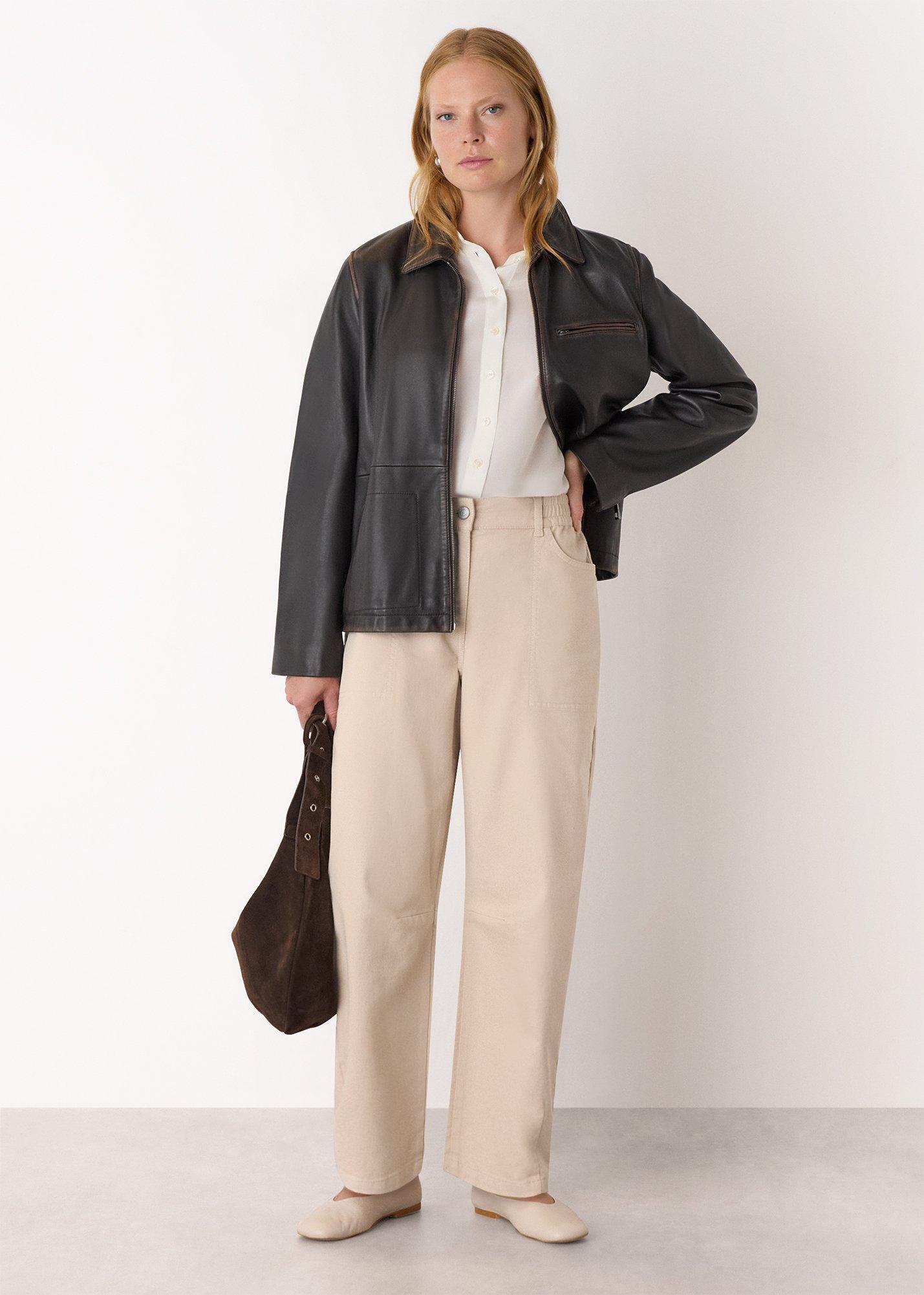Casual Cotton Barrel Trouser