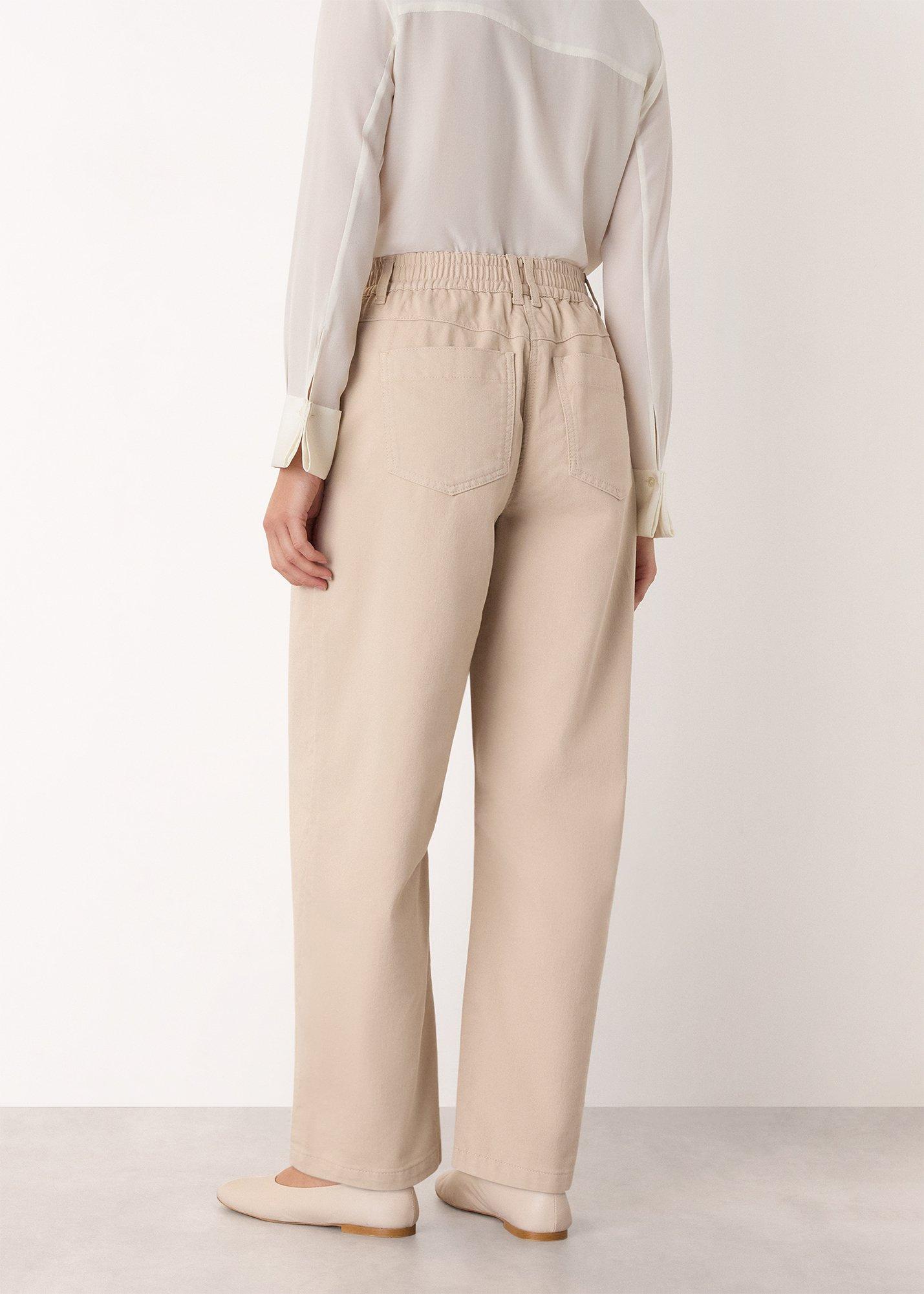 Casual Cotton Barrel Trouser
