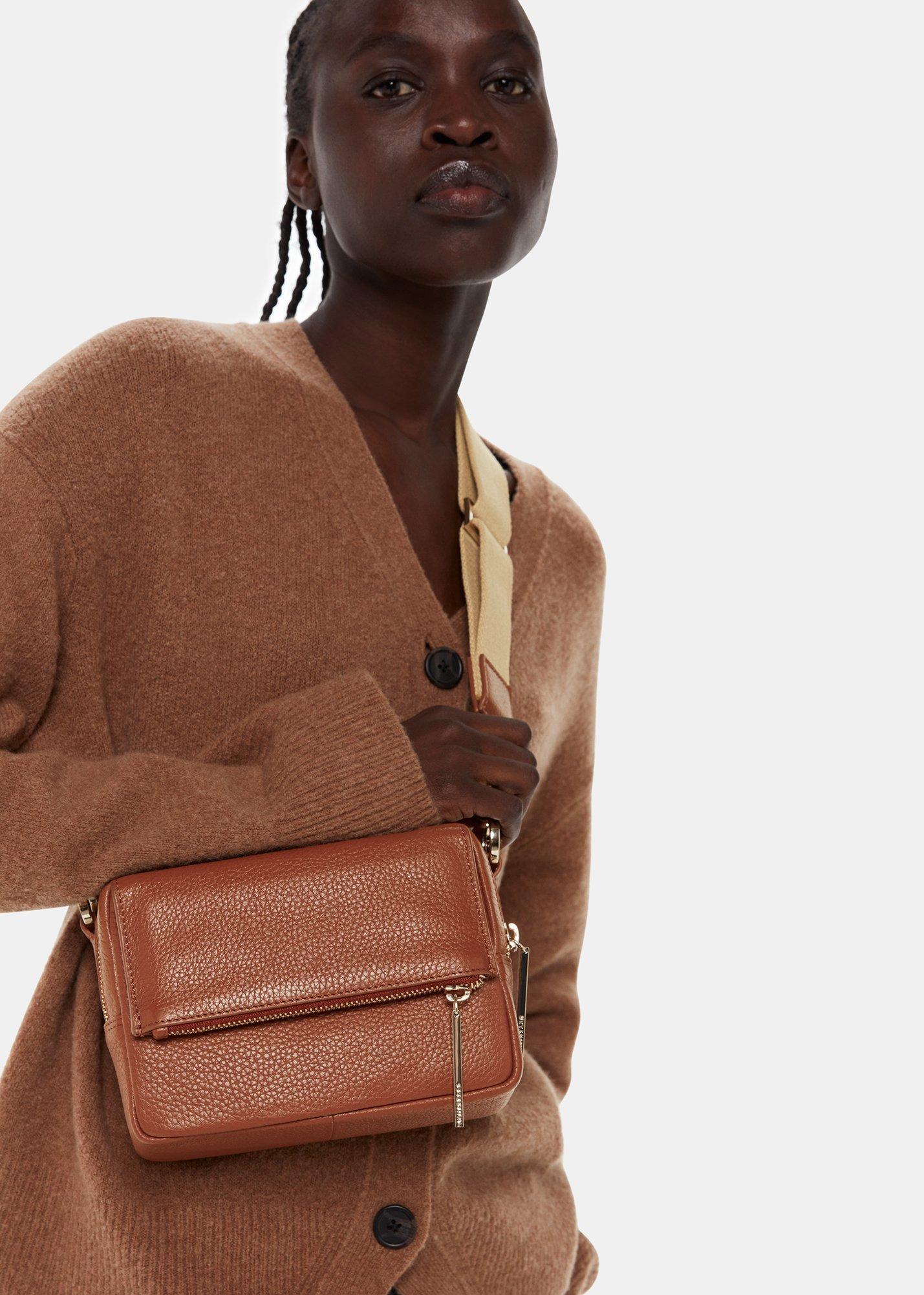 Tan Bibi Crossbody Bag