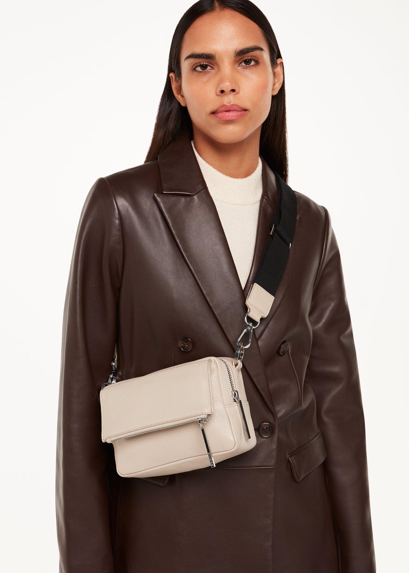 Taupe Bibi Crossbody Bag