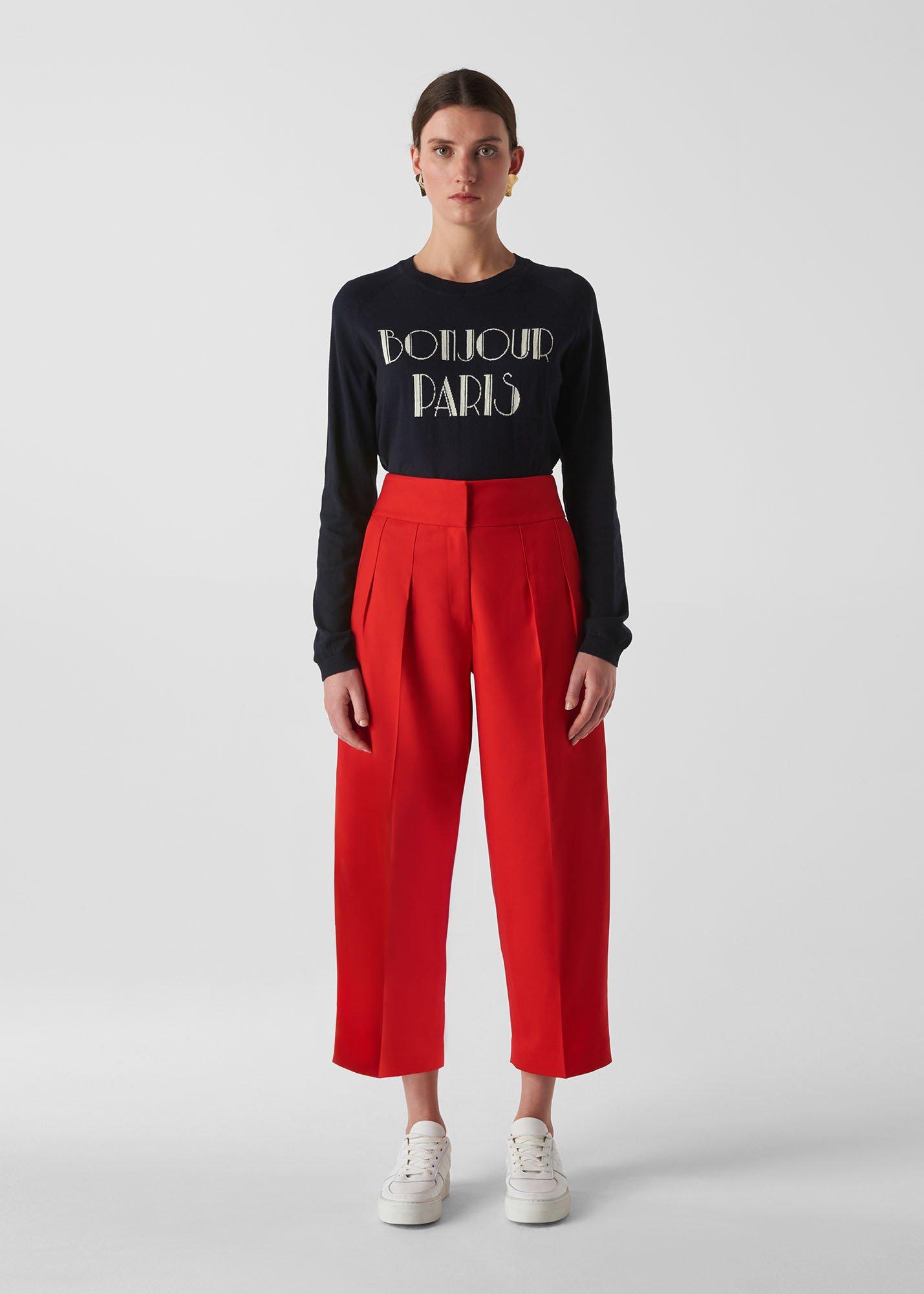 Bonjour Paris Knit Navy