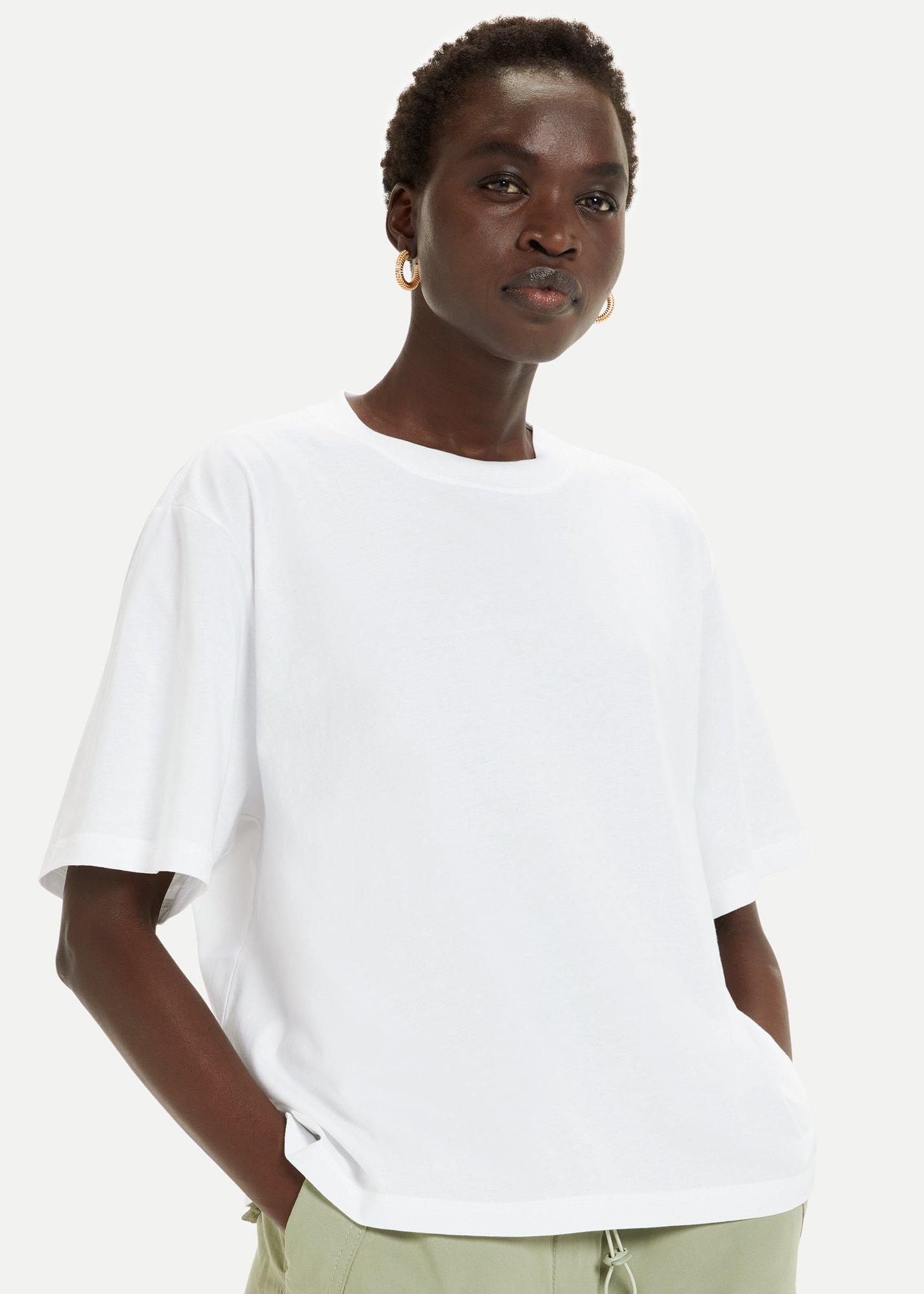 White Relaxed Tee