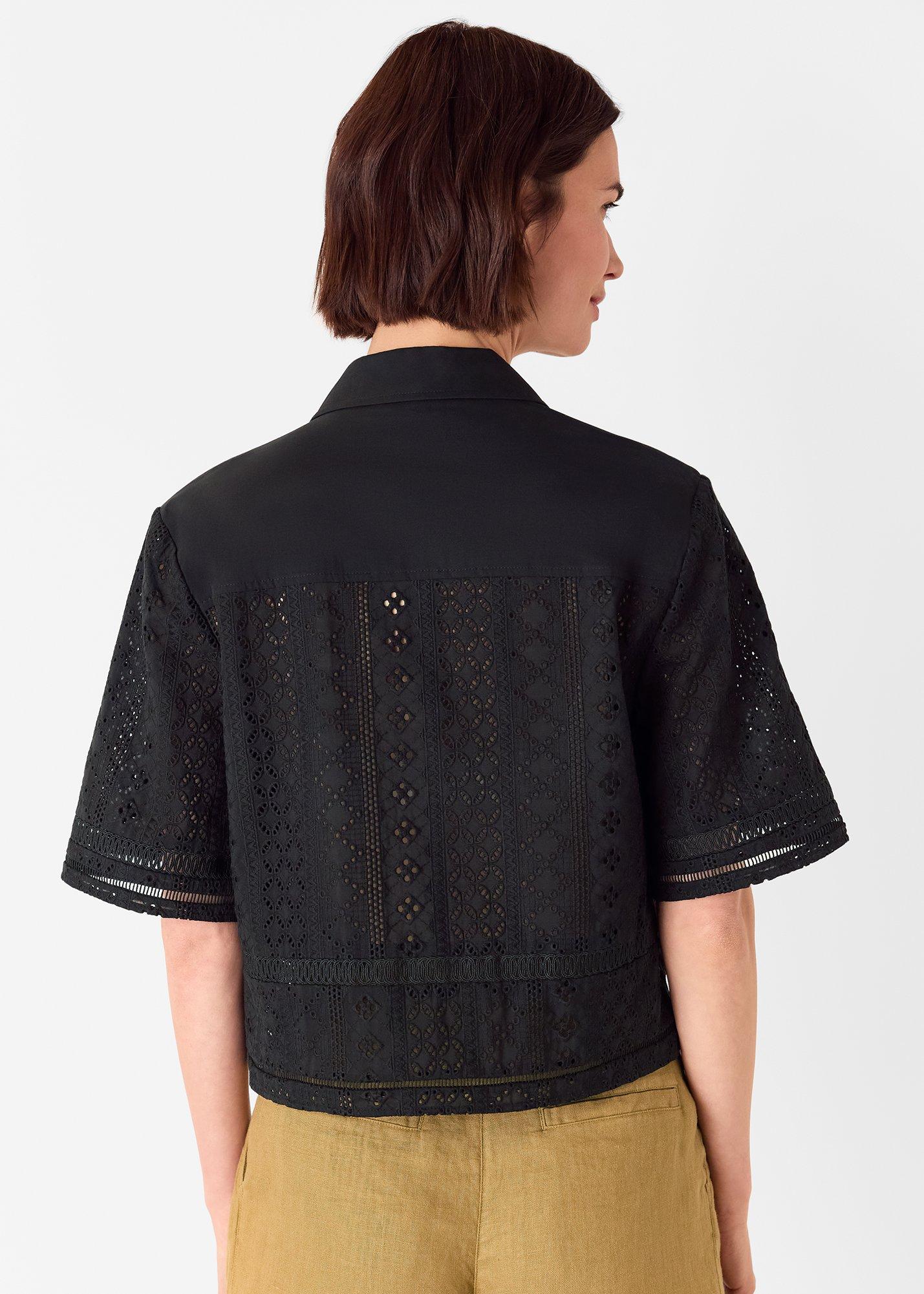Broderie Cotton Shirt