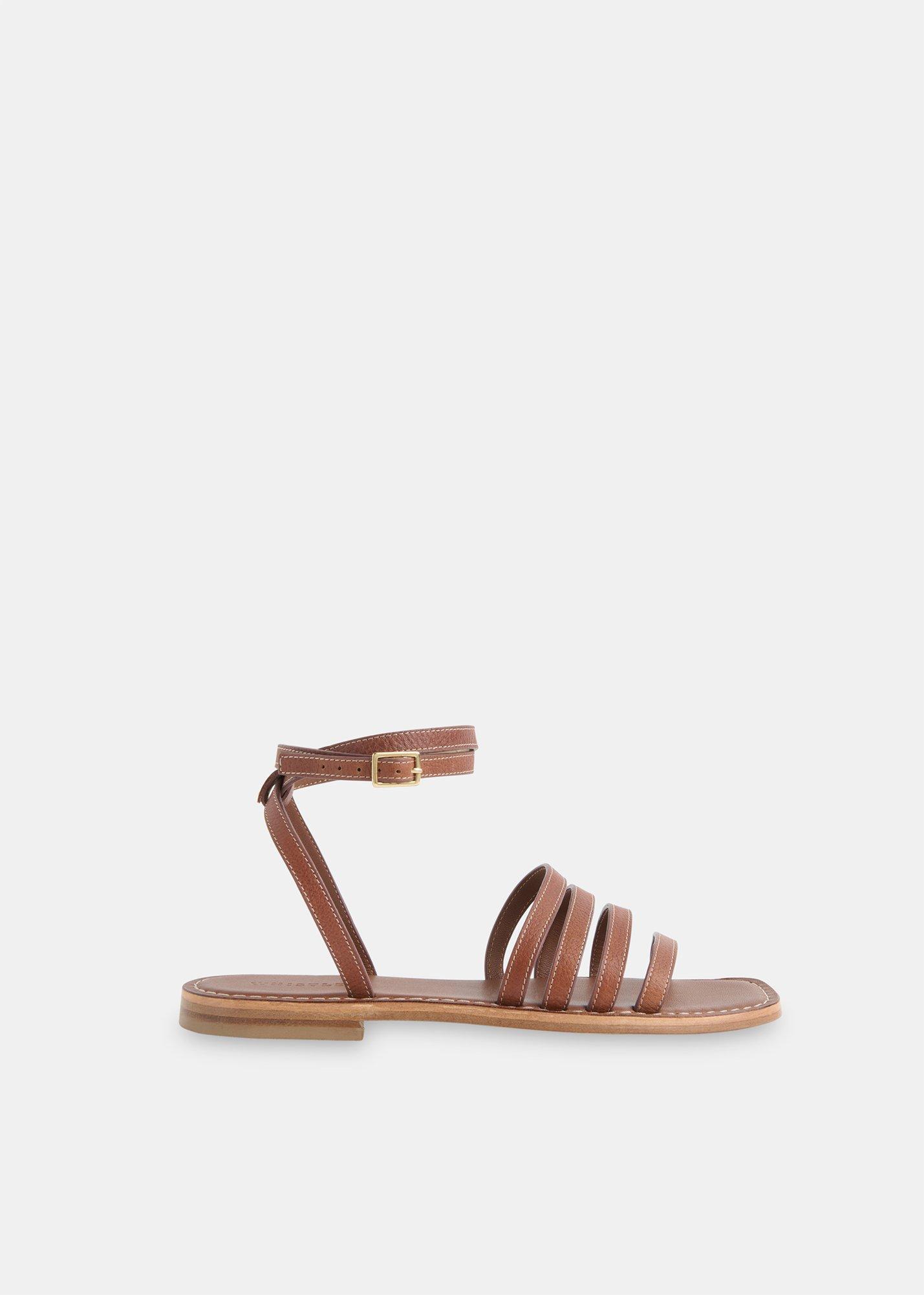 Tan Bruna Strappy Sandal