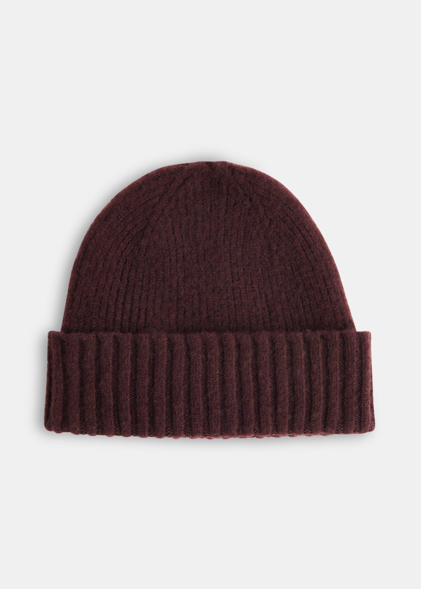 Brushed Lambswool Beanie Hat