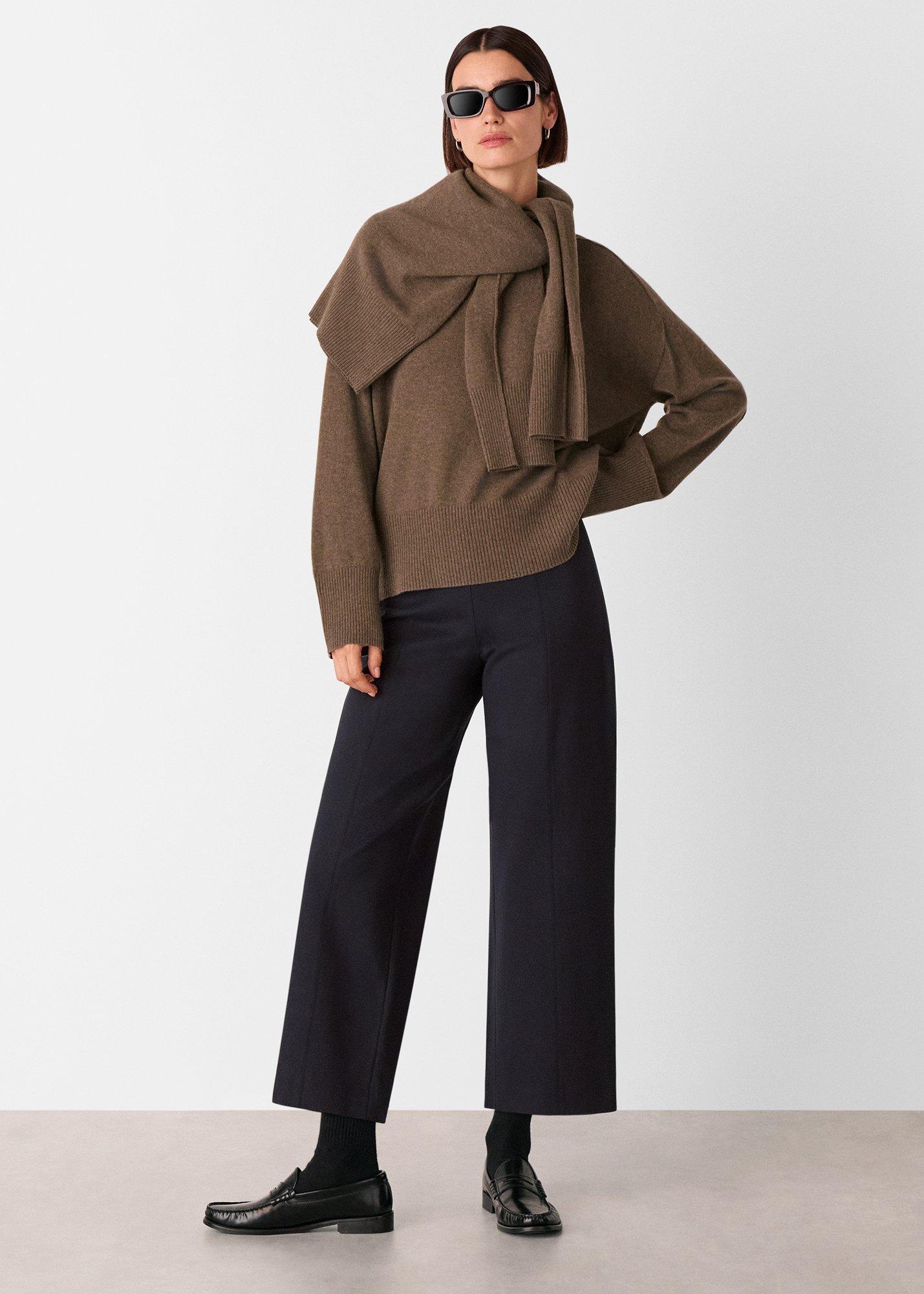 Black Camilla Wide Leg Trouser