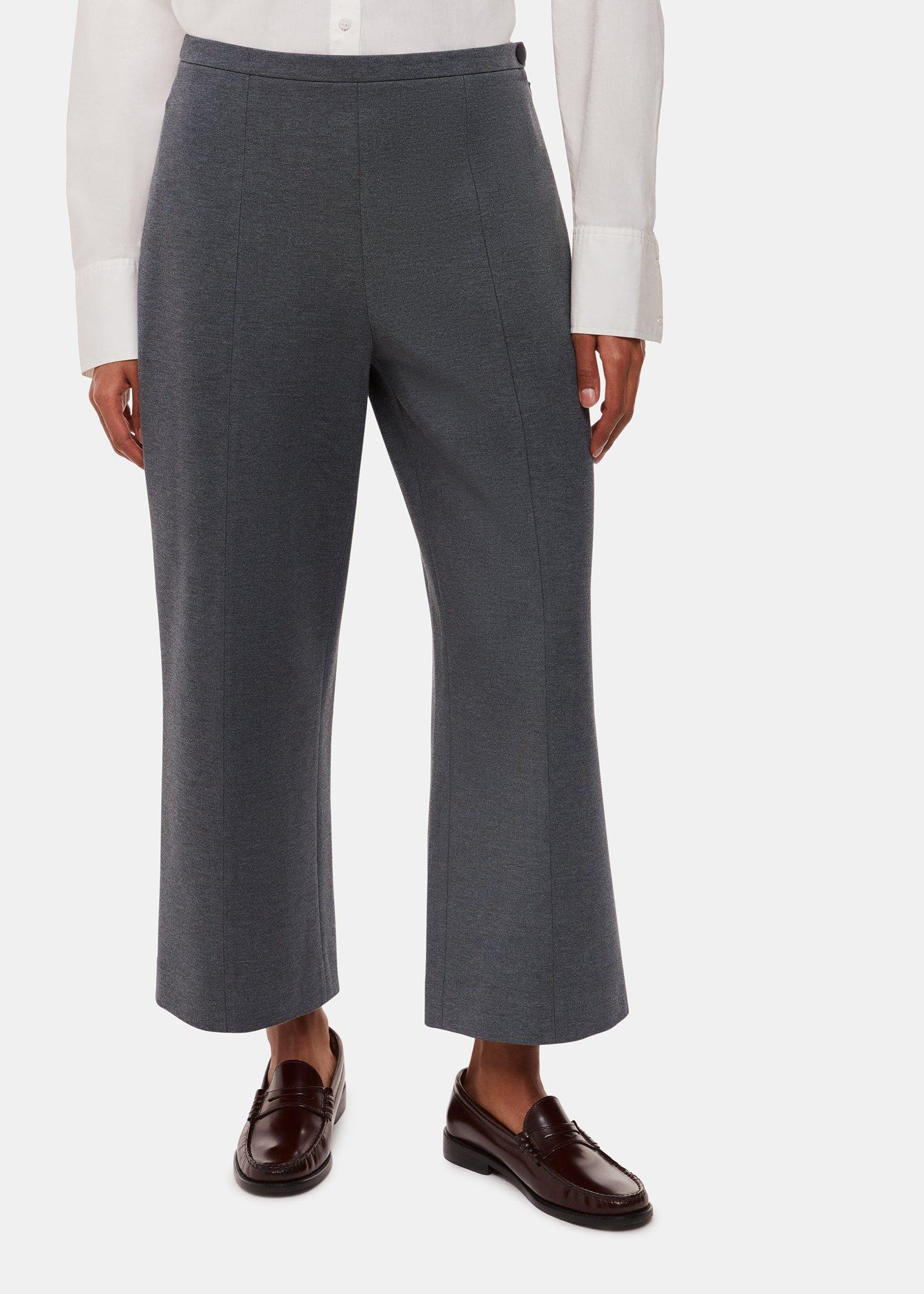 Grey Marl Camilla Wide Leg Trouser