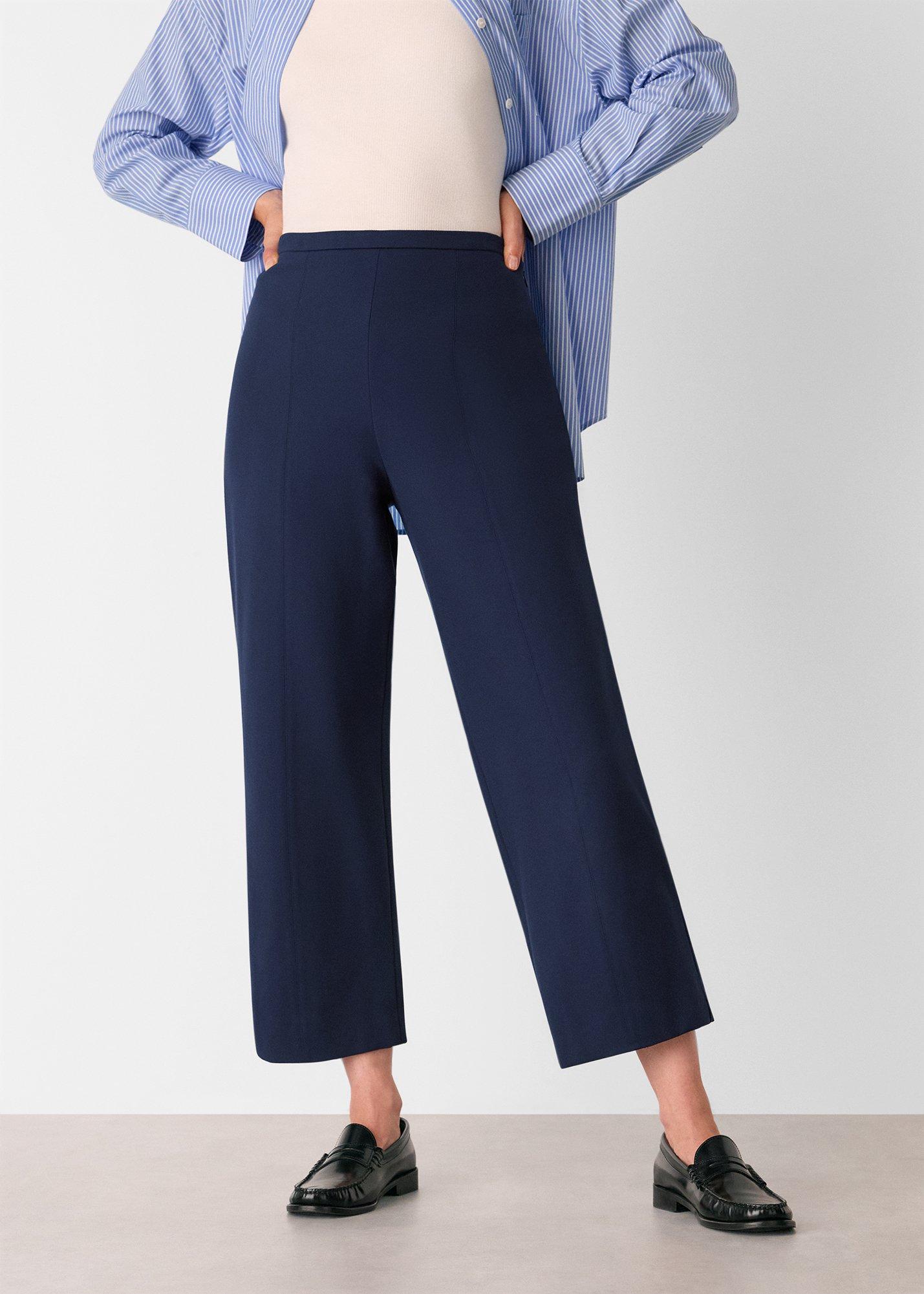 Navy Camilla Wide Leg Trouser