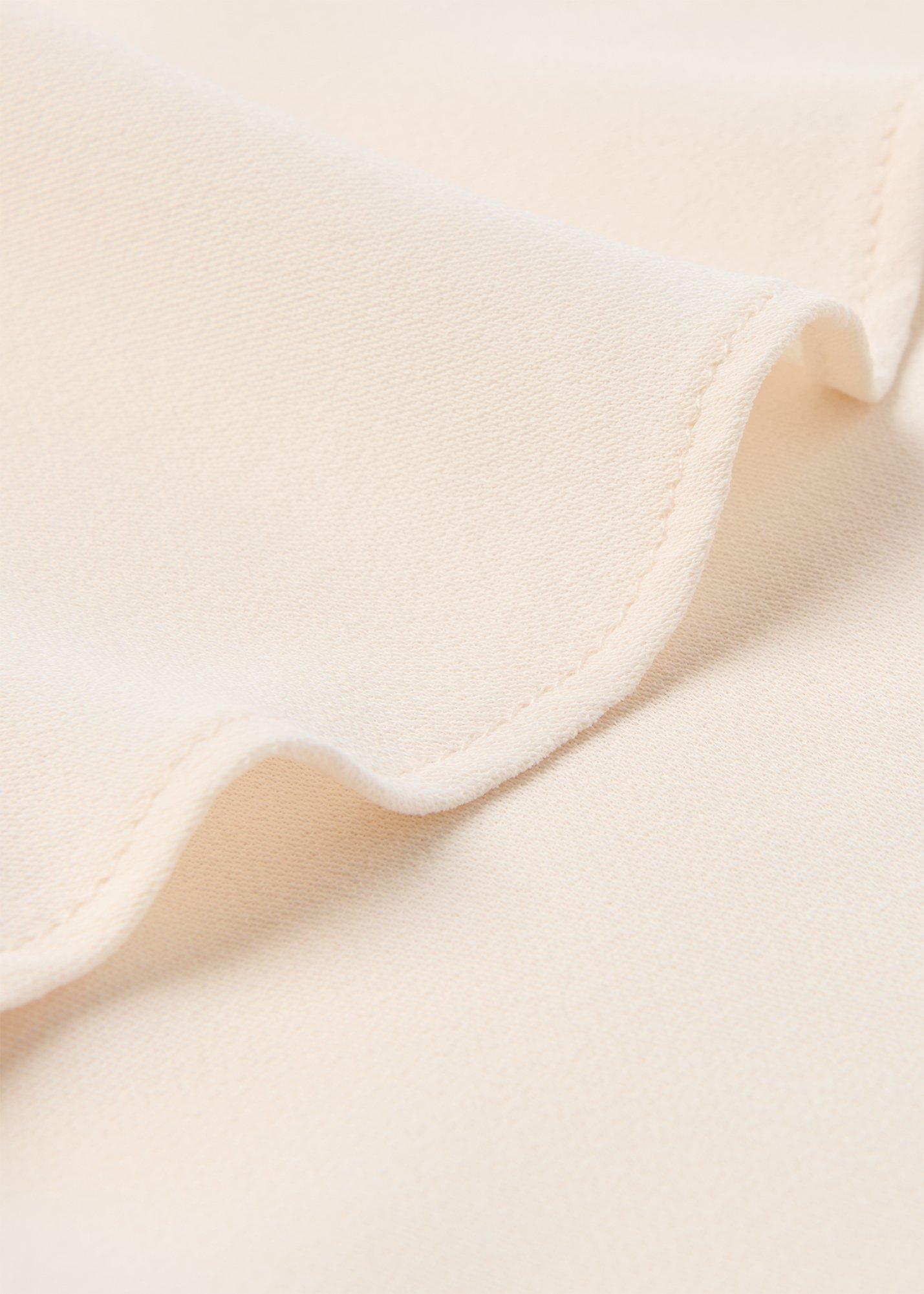 Cape Detail Crepe Blouse