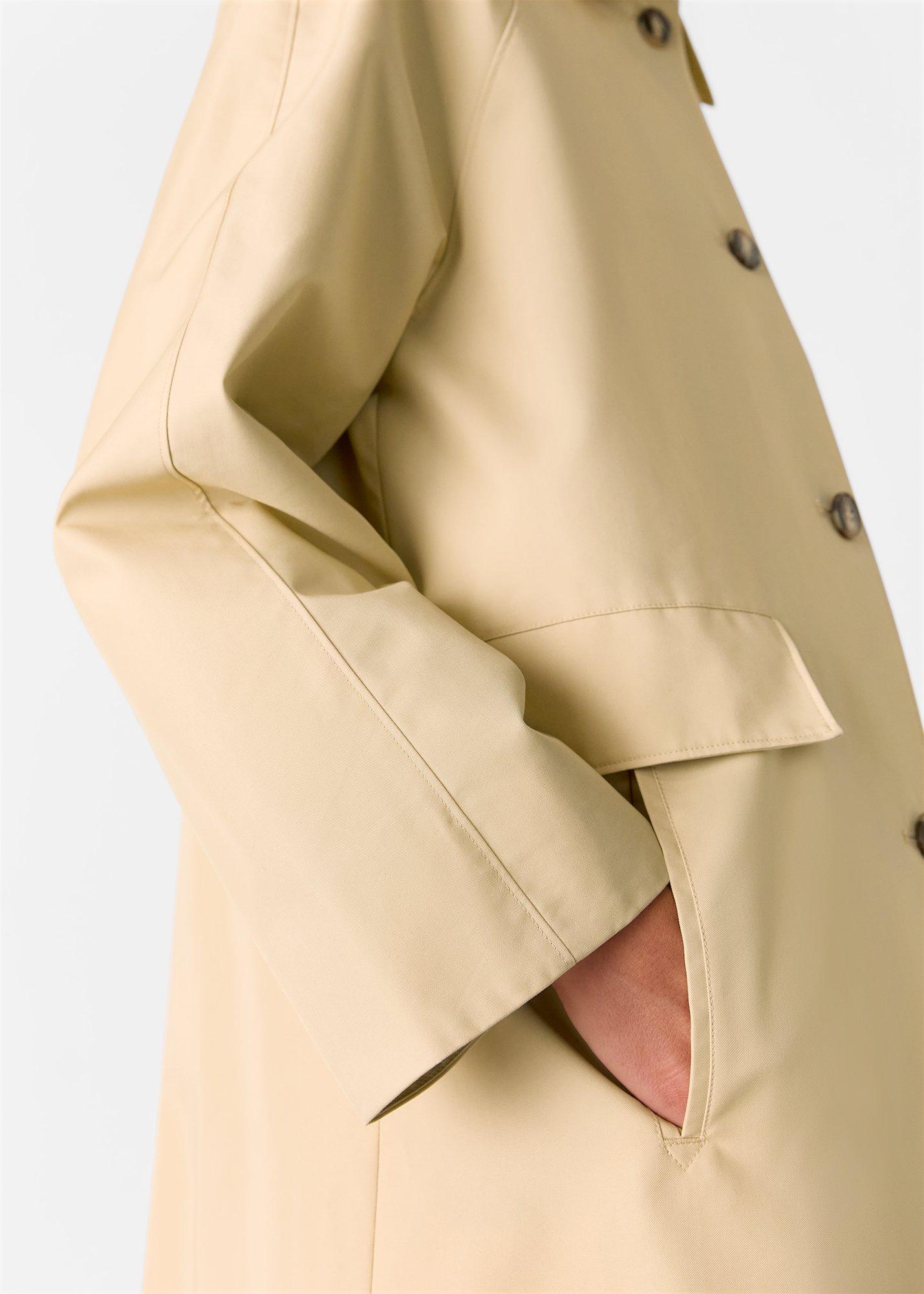 Car Coat With Pocket Detail