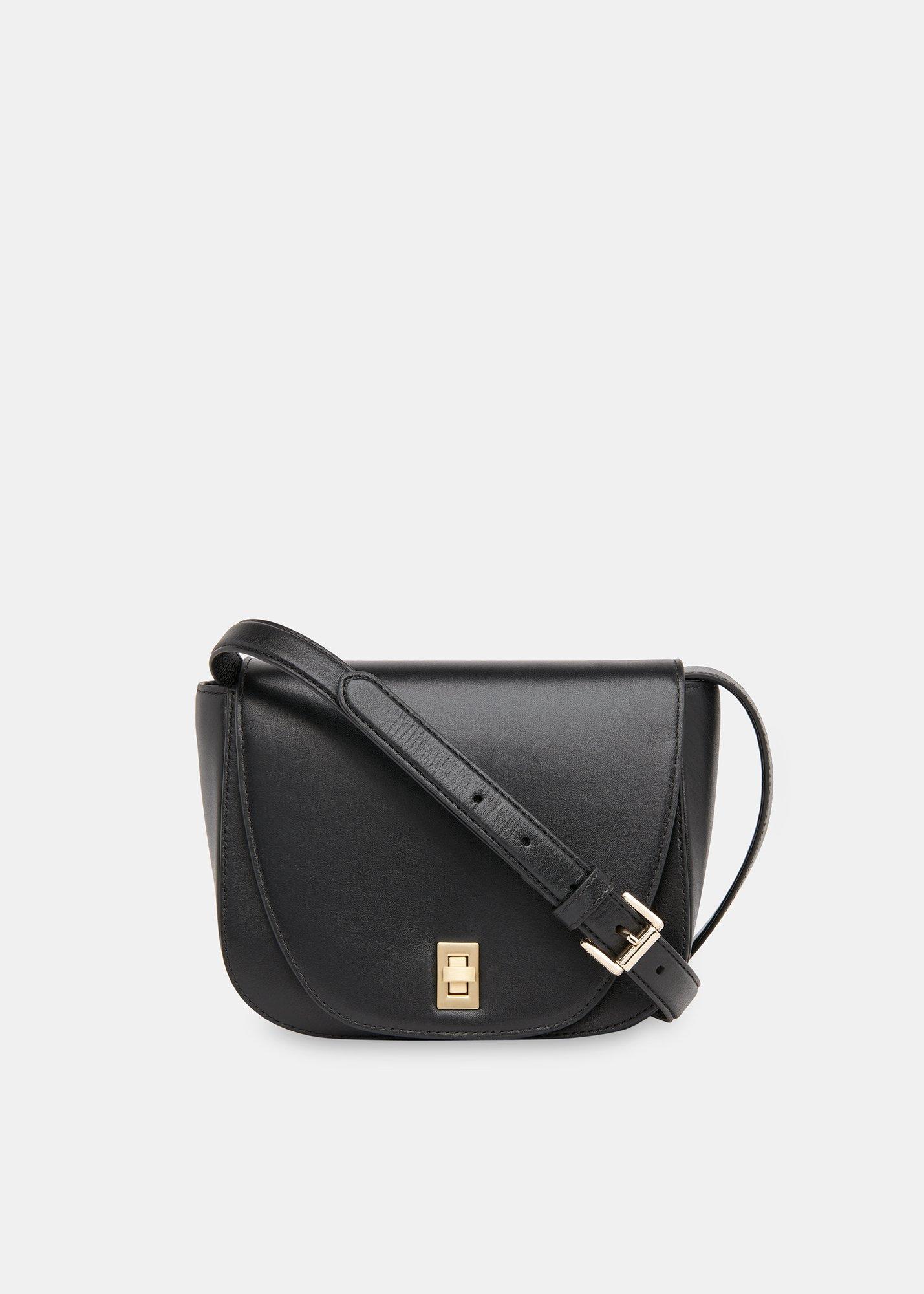 Black Carlota Turnlock Satchel