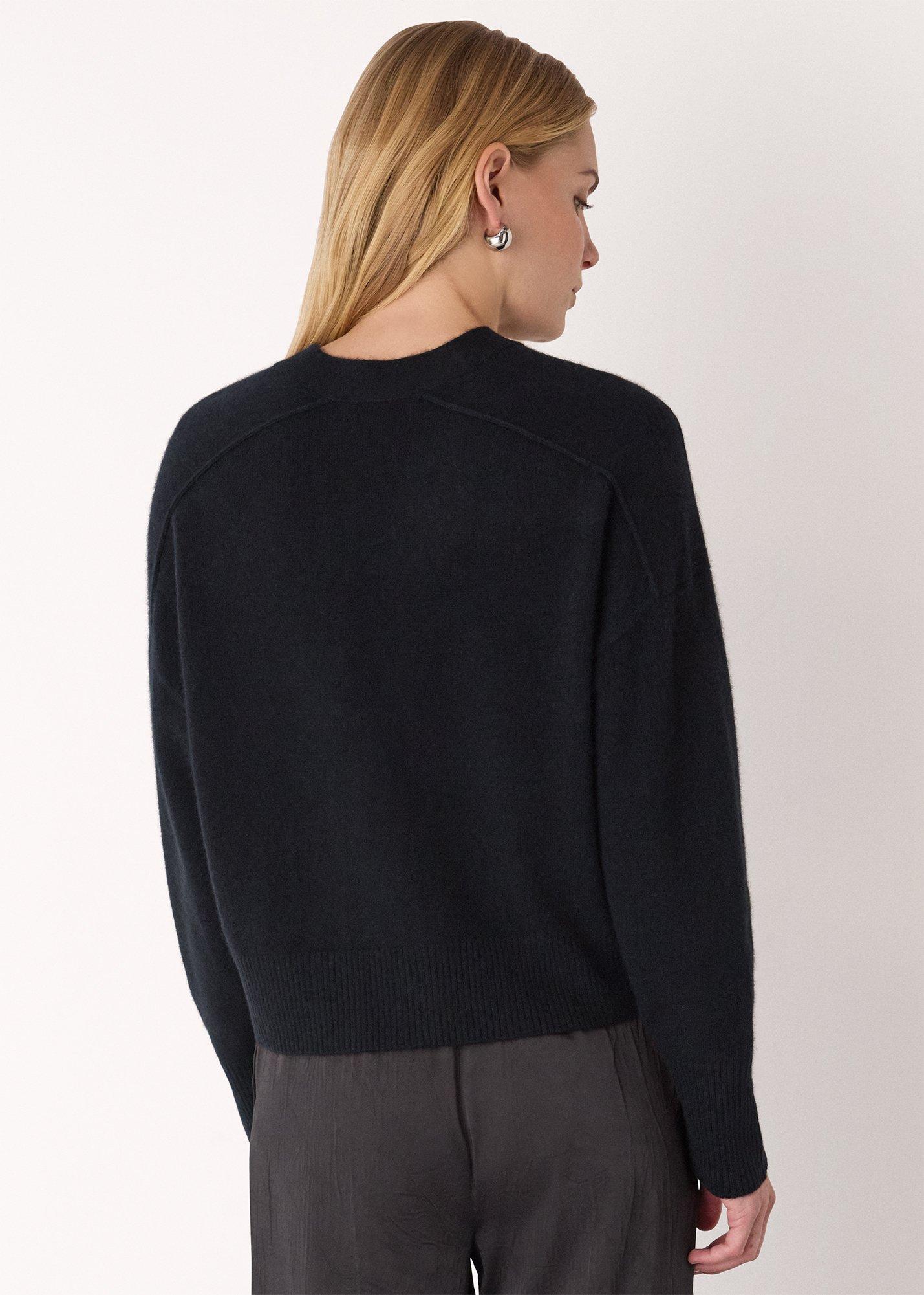 Cashmere Button Cardigan