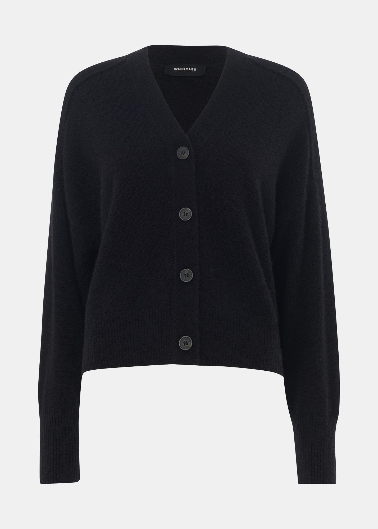 Cashmere Button Cardigan