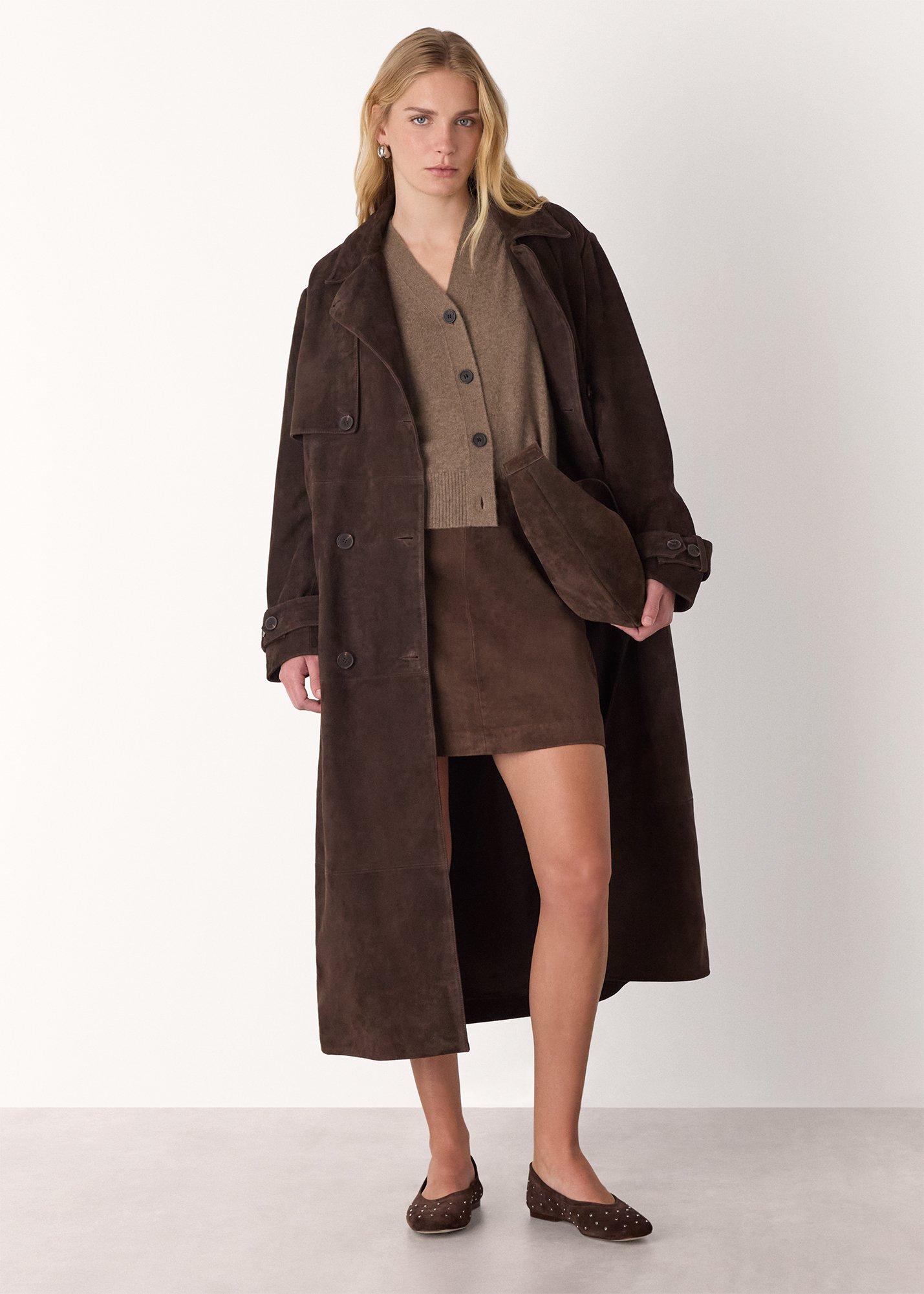 Neutral Cashmere Button Cardigan