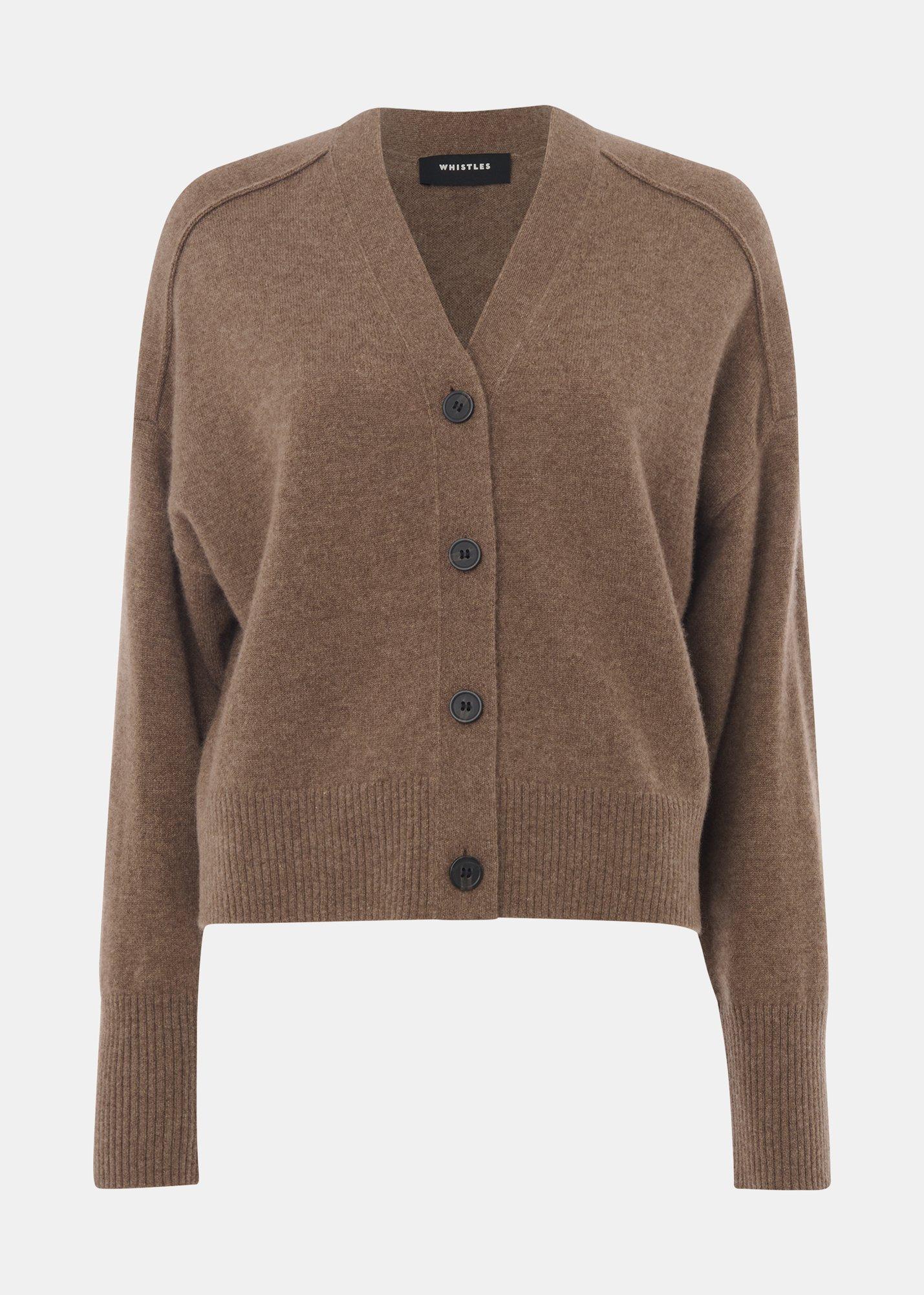 Cashmere Button Cardigan