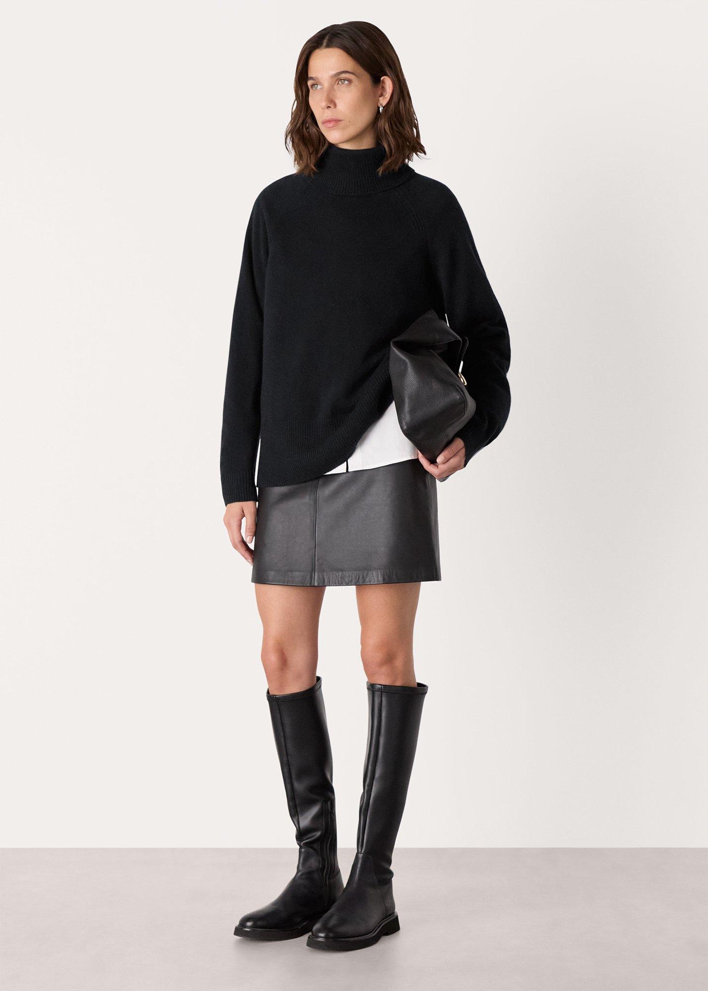 Petite Cashmere Roll Neck