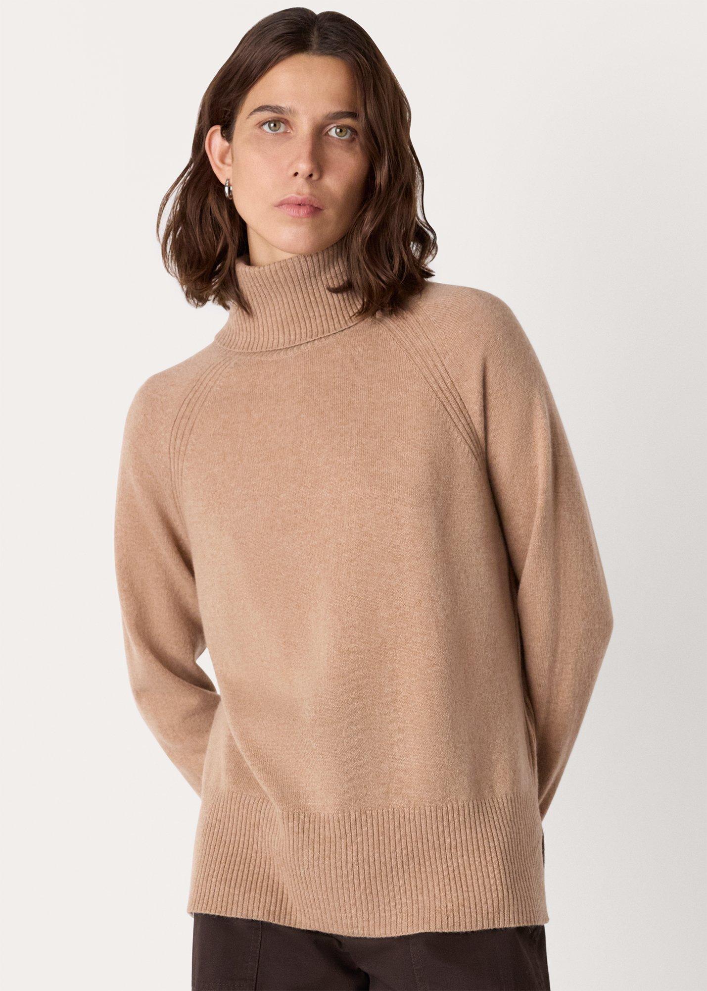 Petite Cashmere Roll Neck