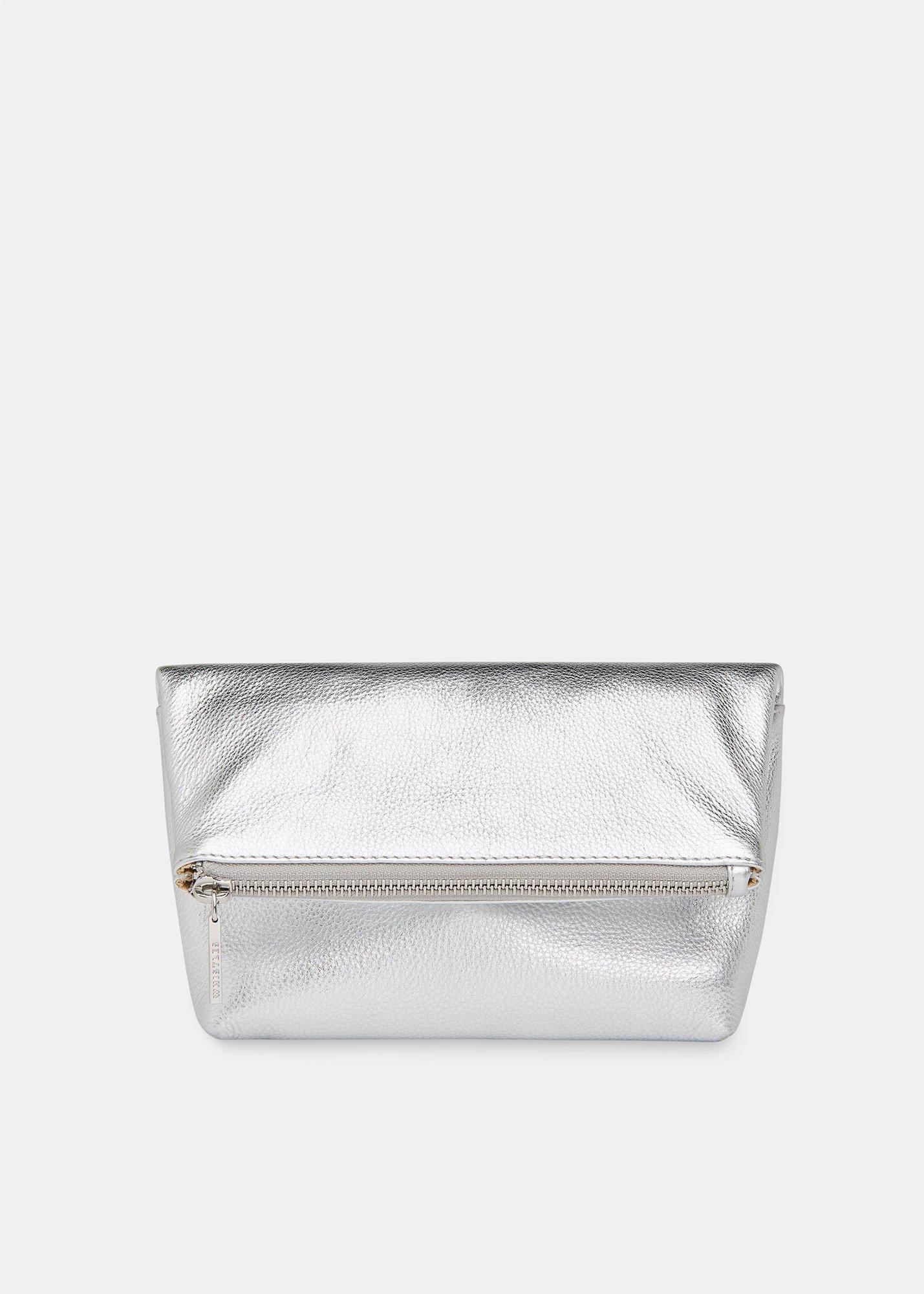 Silver Cecilia Make Up Bag