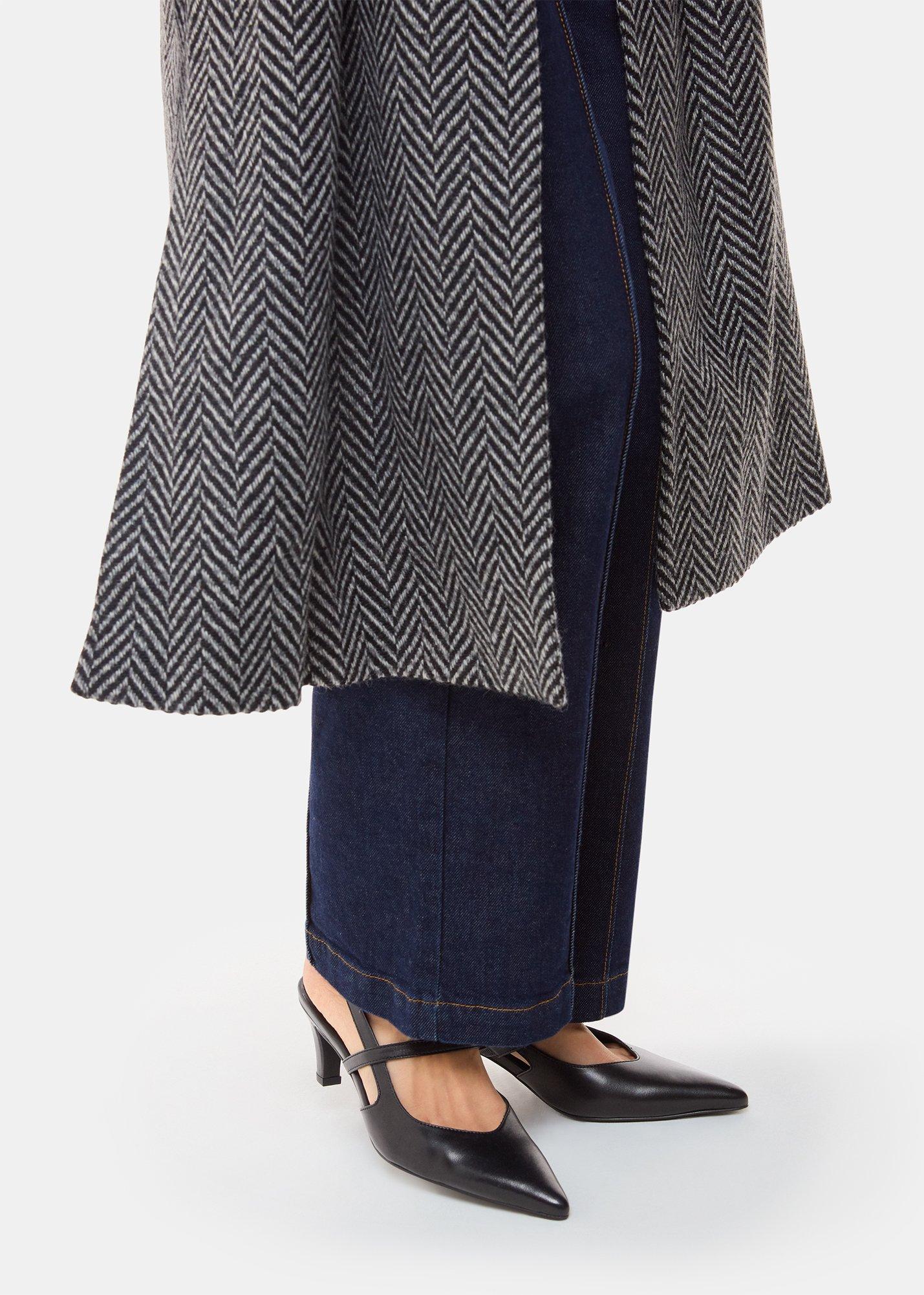 Black Cecily Slingback Heel